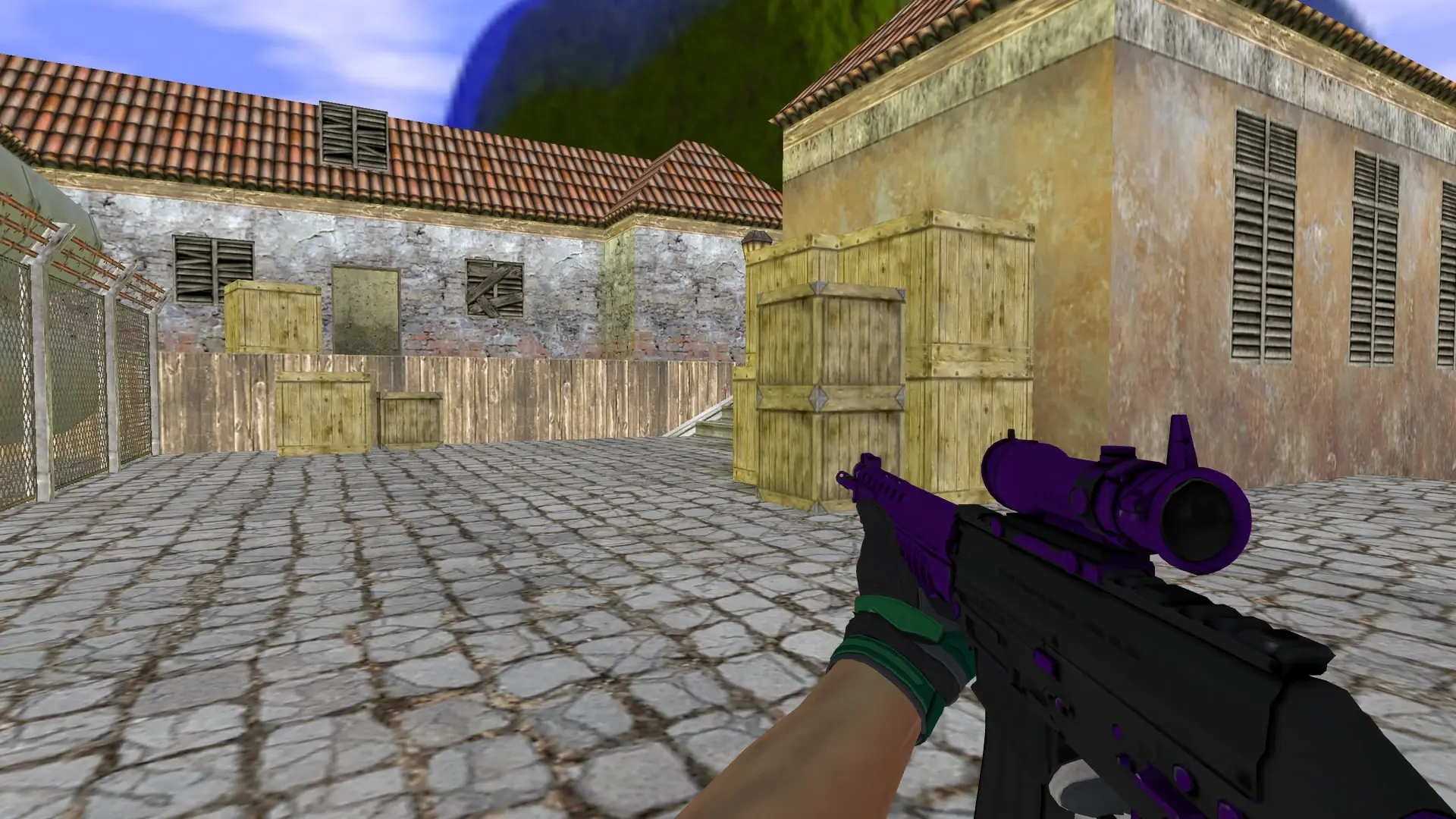 SG552 — Moto Gloves Turtle Pack — de_inferno (first person)