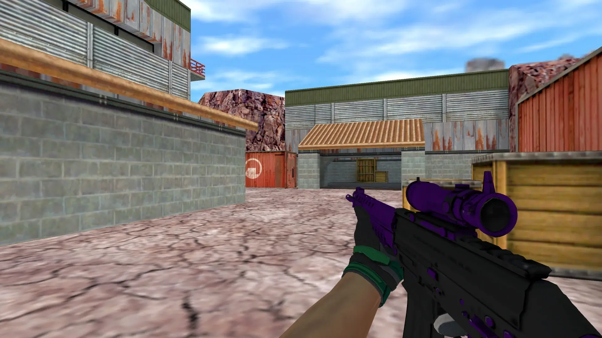 SG552 — Moto Gloves Turtle Pack — de_nuke (first person)