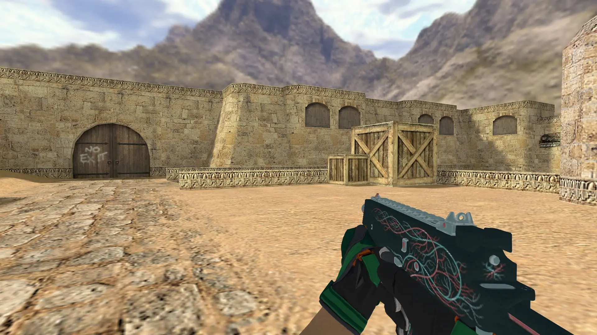 TMP — Moto Gloves Turtle Pack — de_dust2 (first person)