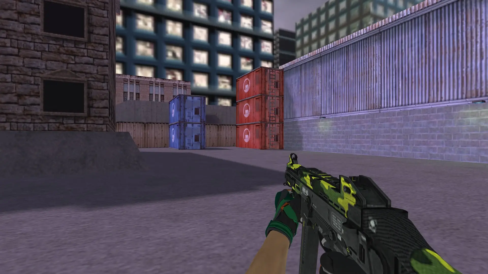 UMP-45 — Moto Gloves Turtle Pack — cs_assault (first person)