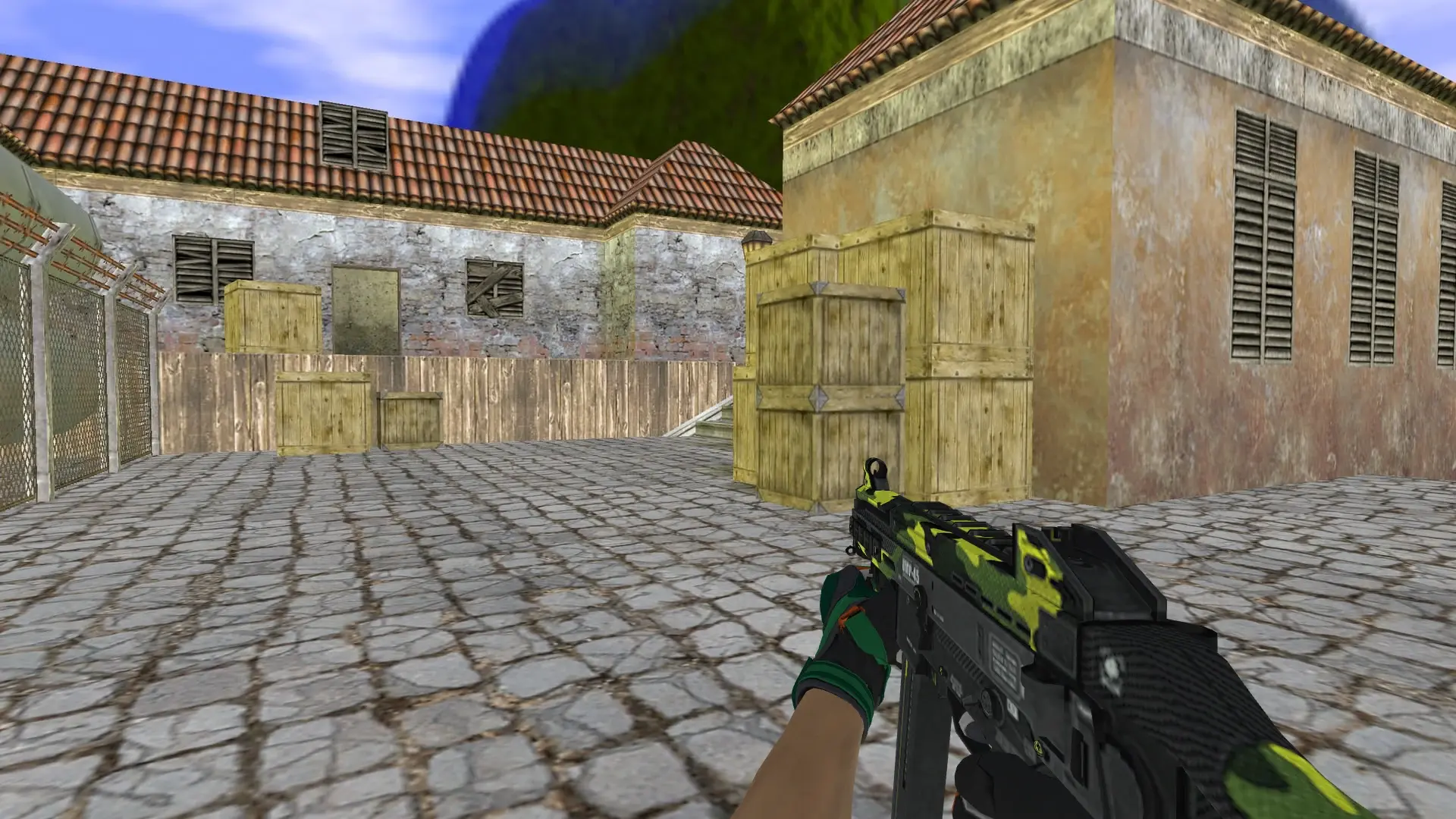 UMP-45 — Moto Gloves Turtle Pack — de_inferno (first person)