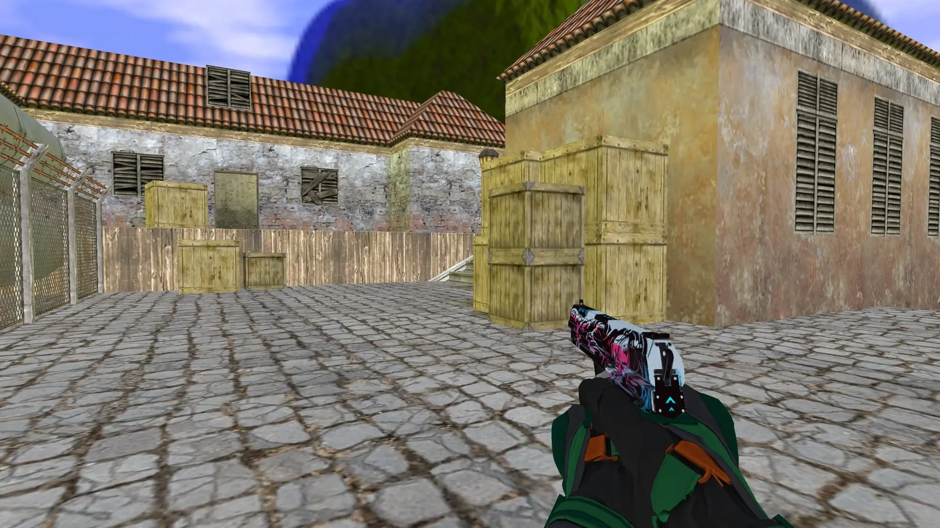 USP — Moto Gloves Turtle Pack — de_inferno (first person)