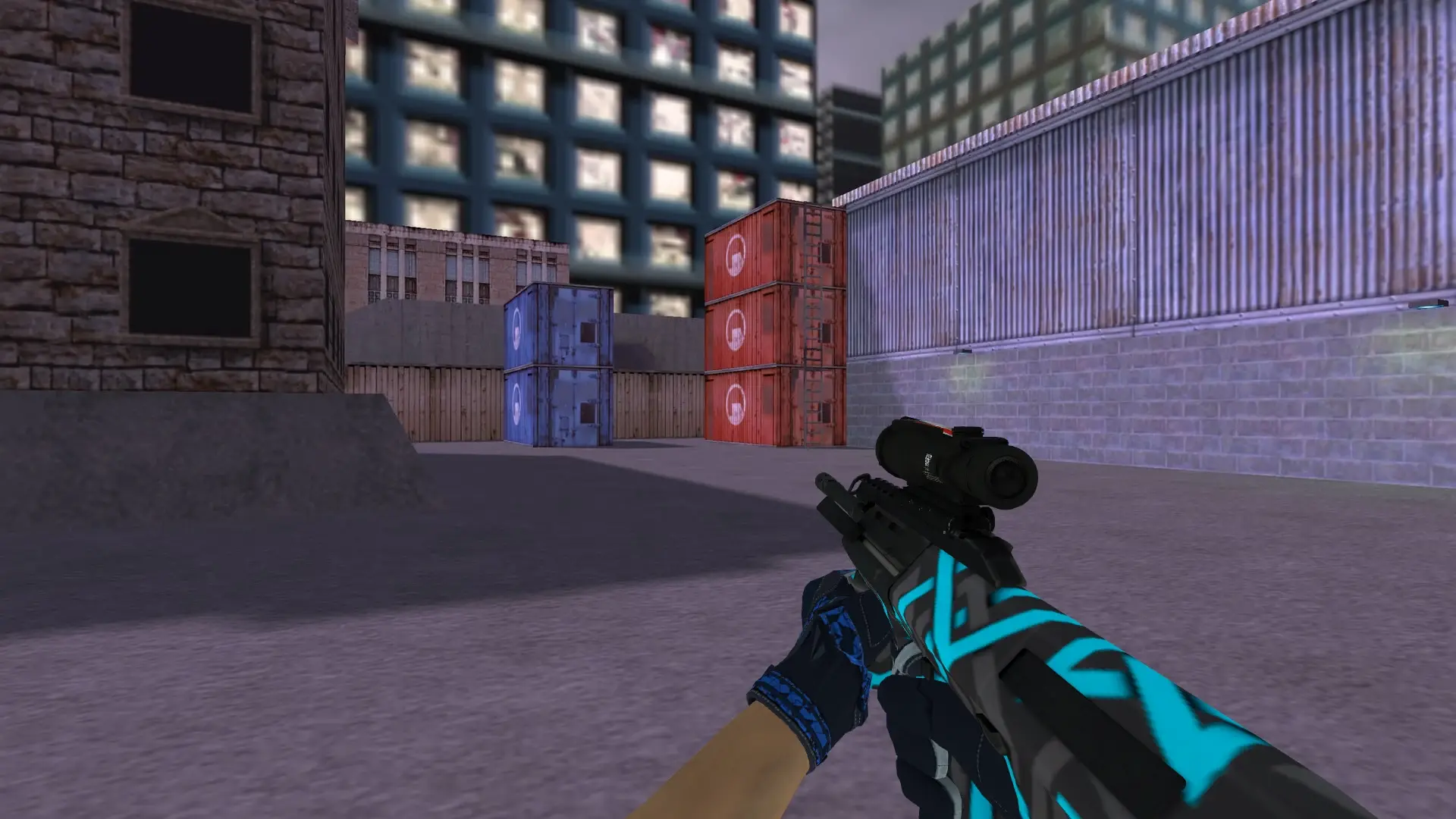 AUG — Moto Gloves Weapon Pack — cs_assault (first person)