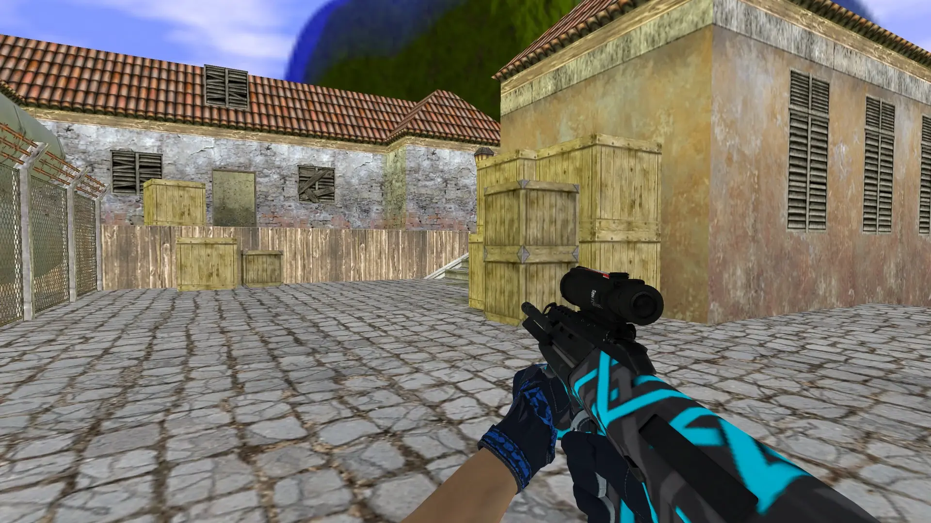 AUG — Moto Gloves Weapon Pack — de_inferno (first person)