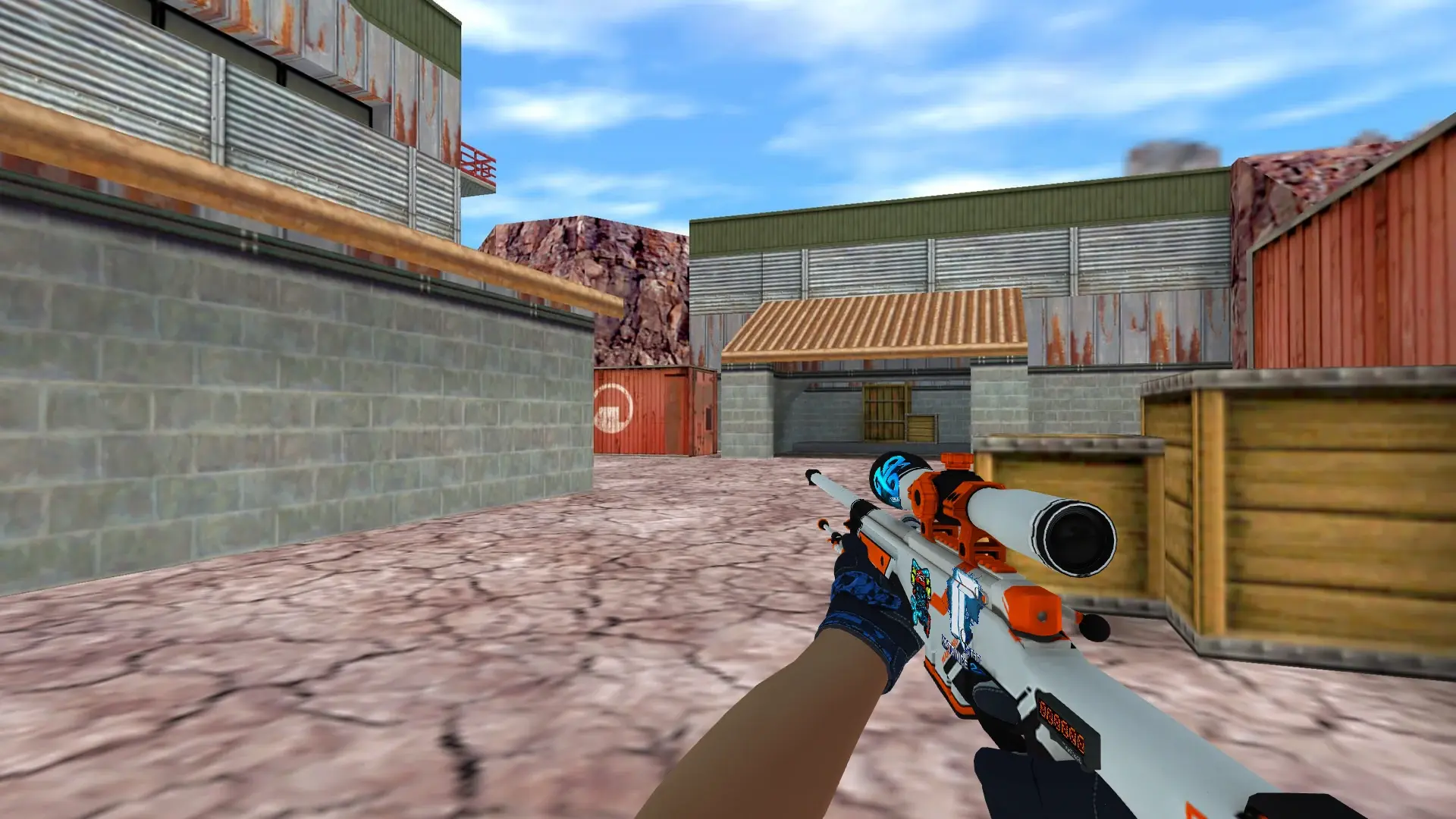 AWP — Moto Gloves Weapon Pack — de_nuke (first person)