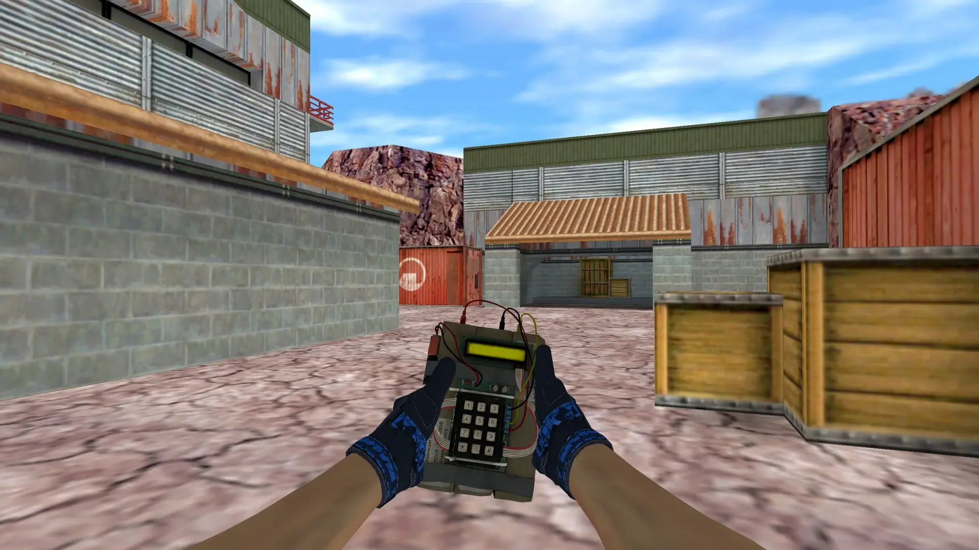 C4 — Moto Gloves Weapon Pack — de_nuke (first person)