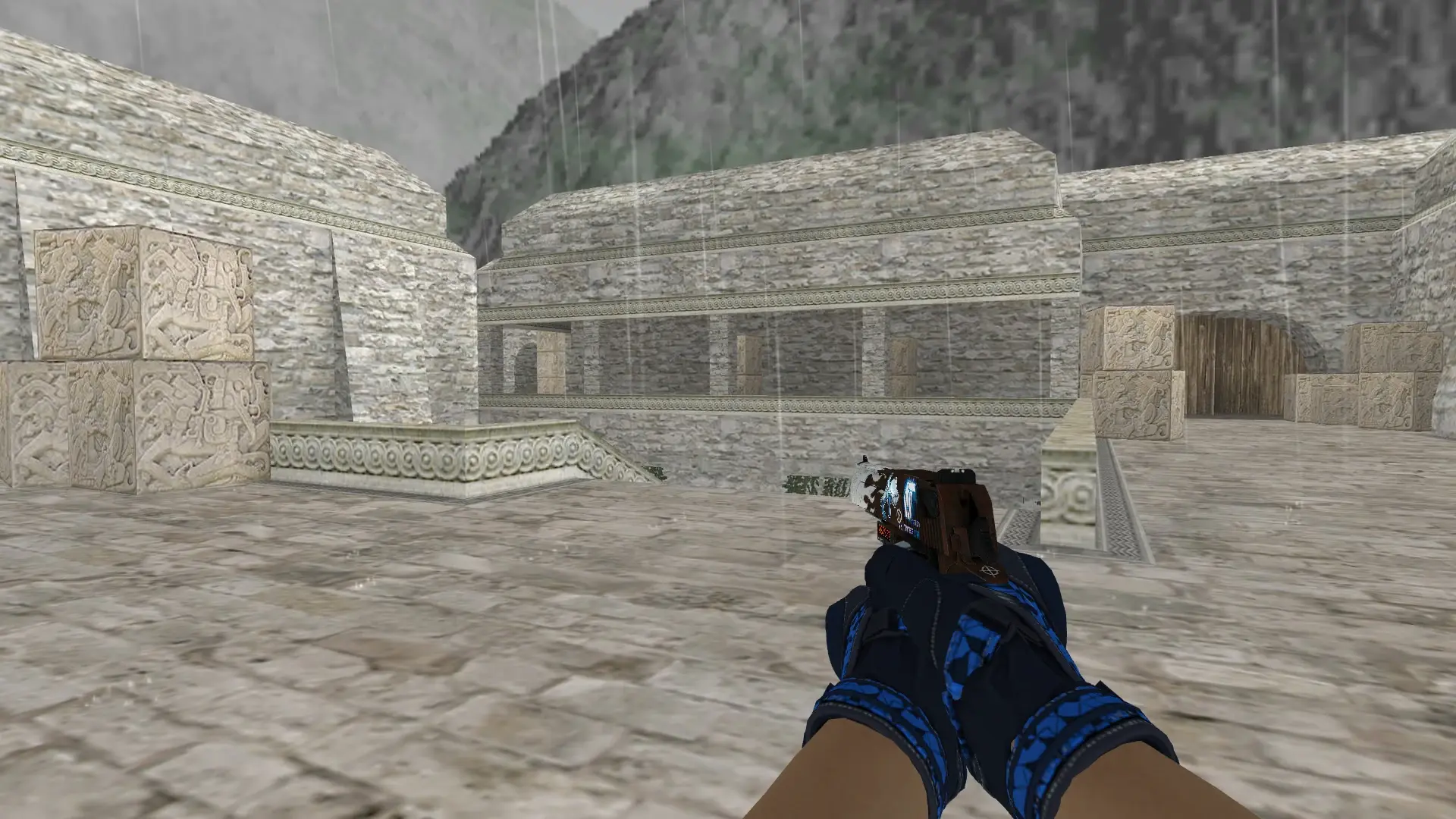 Desert Eagle — Moto Gloves Weapon Pack — de_aztec (first person)