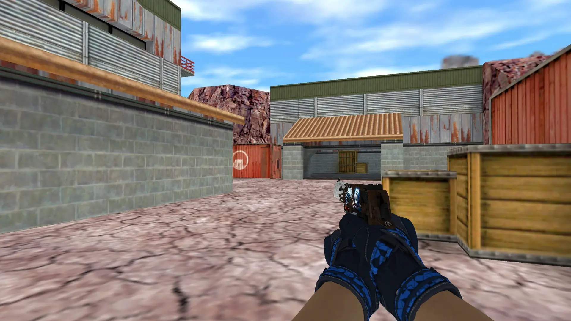 Desert Eagle — Moto Gloves Weapon Pack — de_nuke (first person)