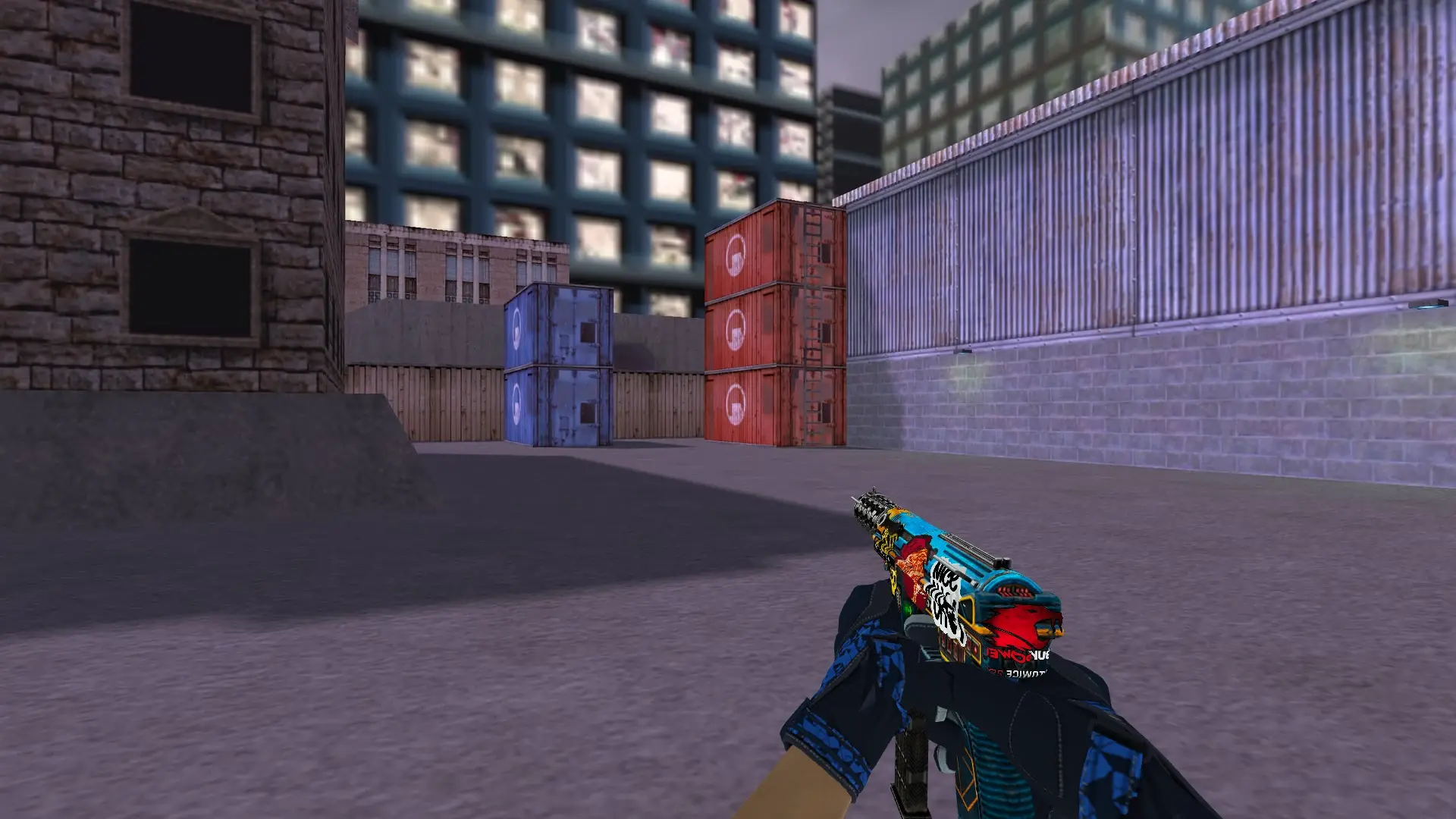 Dual Berettas — Moto Gloves Weapon Pack — cs_assault (first person)