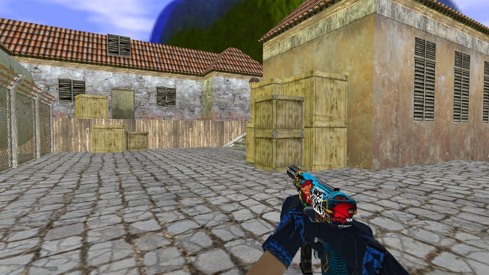 Dual Berettas — Moto Gloves Weapon Pack — de_inferno (first person)