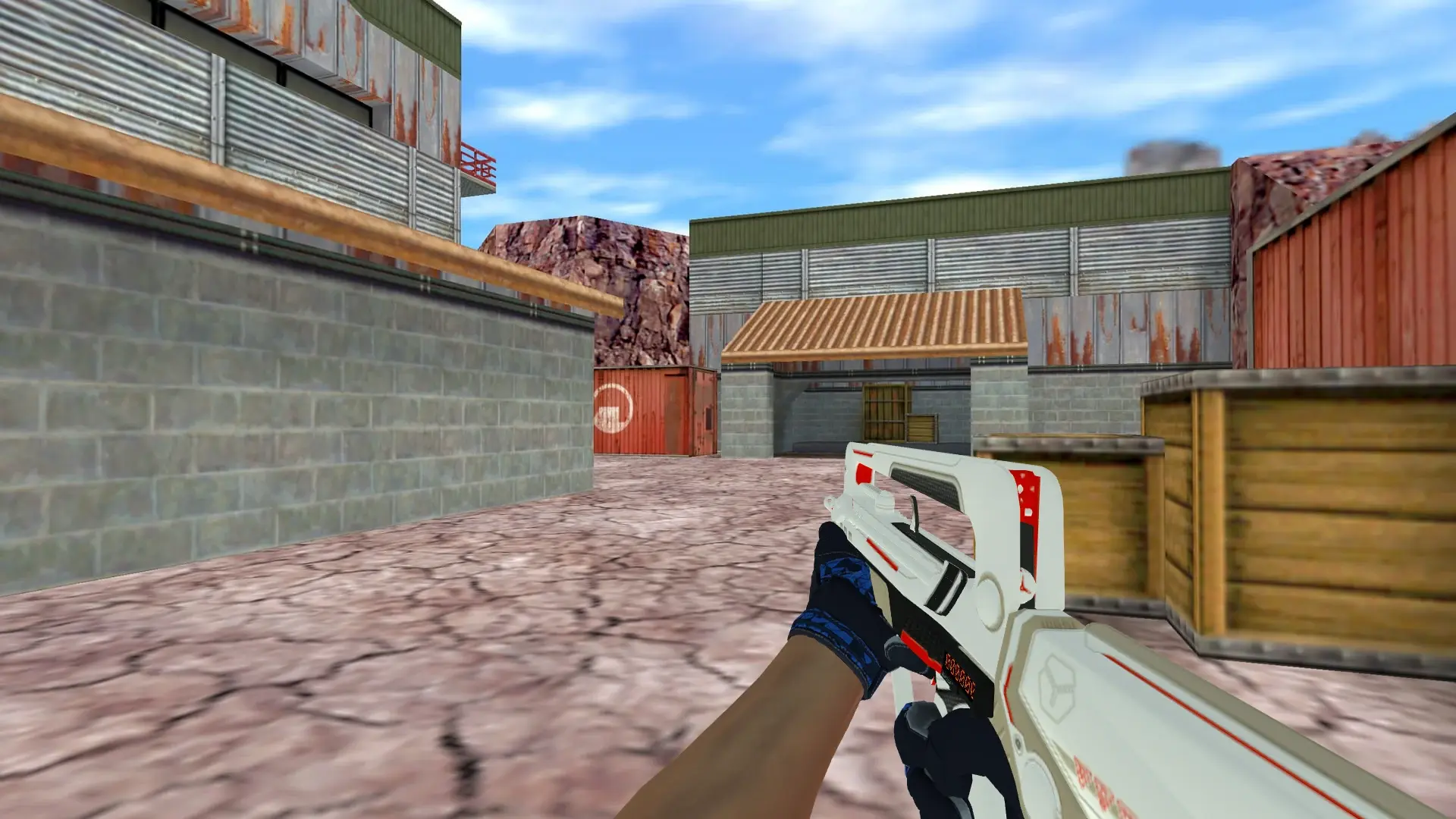 FAMAS — Moto Gloves Weapon Pack — de_nuke (first person)