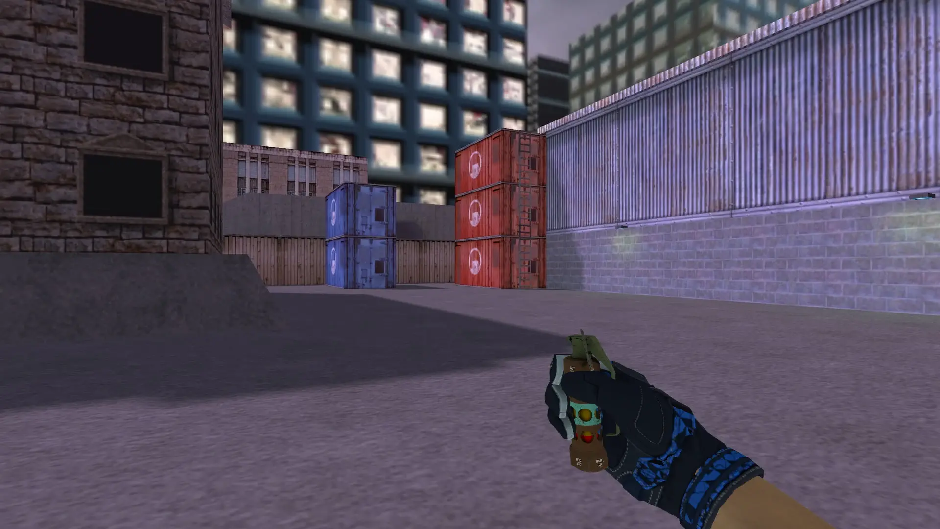Flashbang — Moto Gloves Weapon Pack — cs_assault (first person)