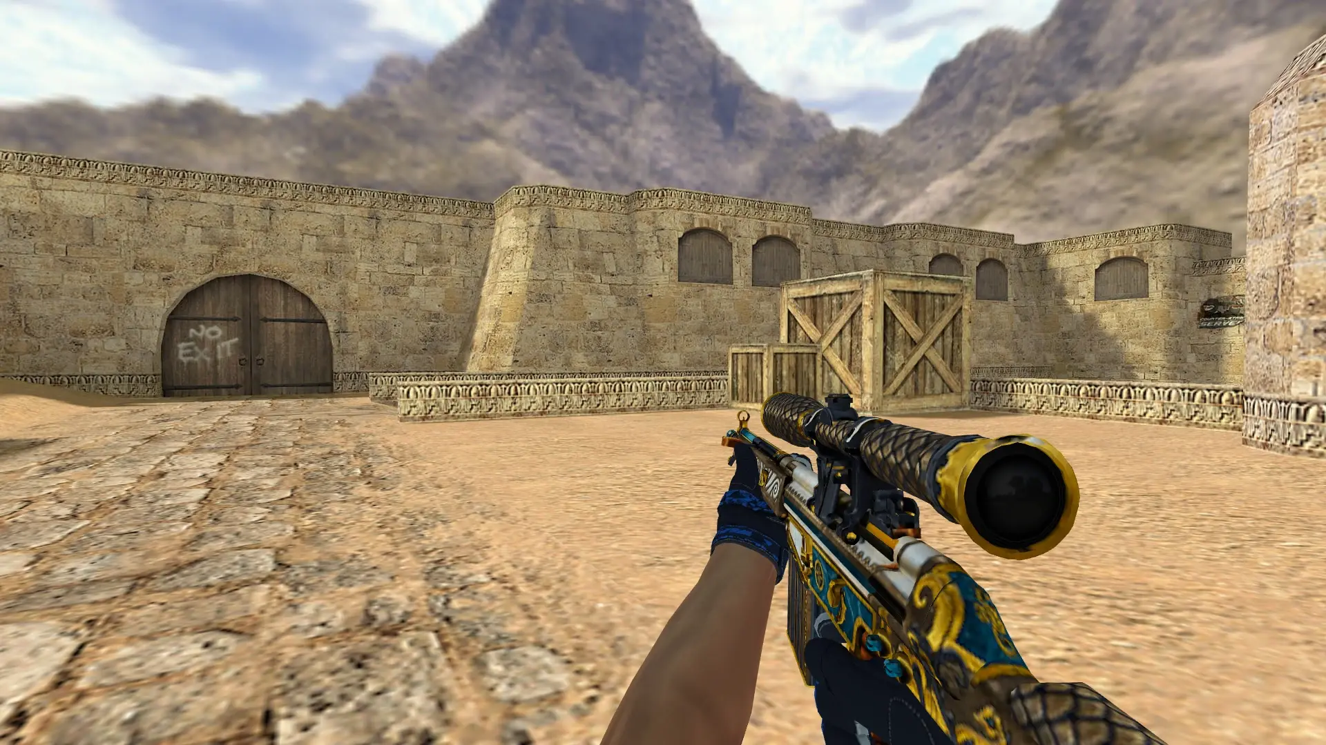 G3SG1 — Moto Gloves Weapon Pack — de_dust2 (first person)