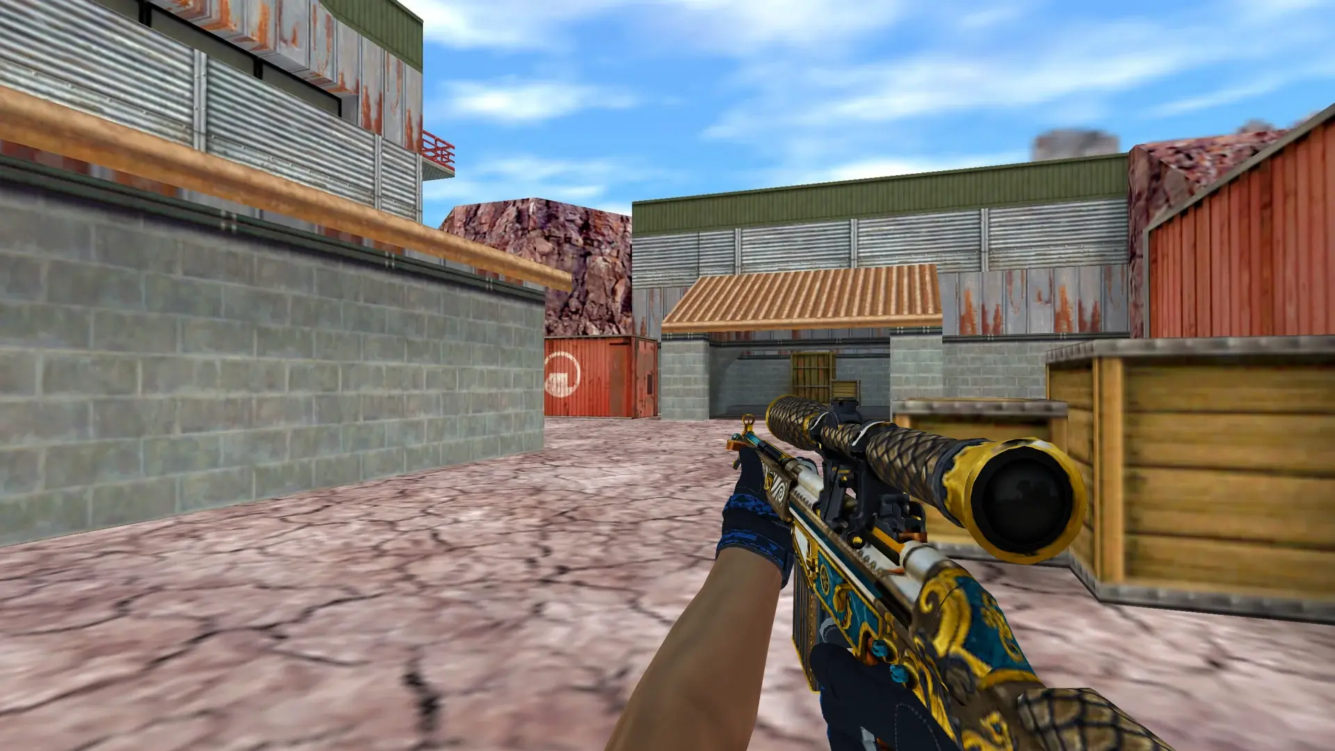 G3SG1 — Moto Gloves Weapon Pack — de_nuke (first person)