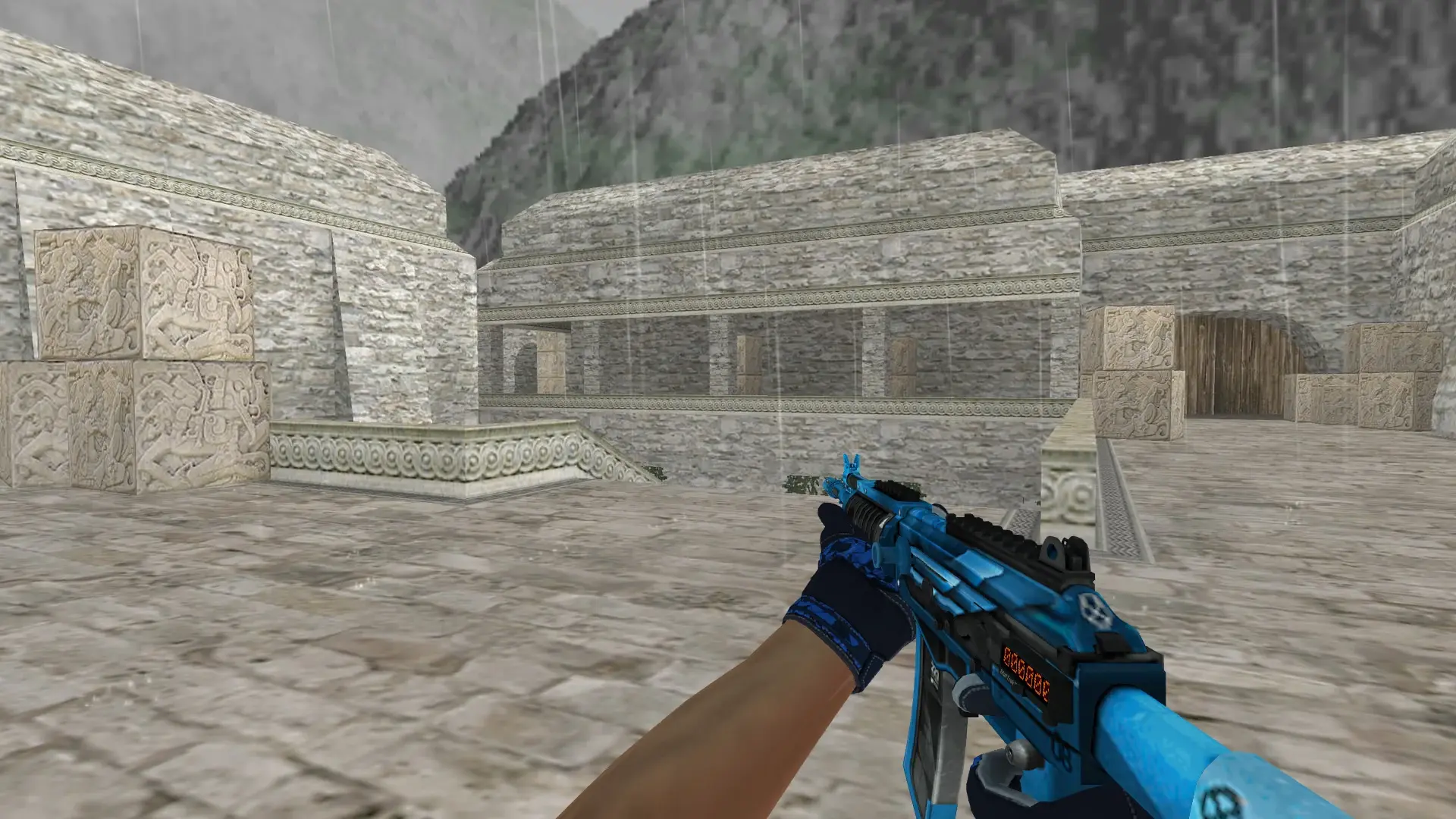 Galil AR — Moto Gloves Weapon Pack — de_aztec (first person)