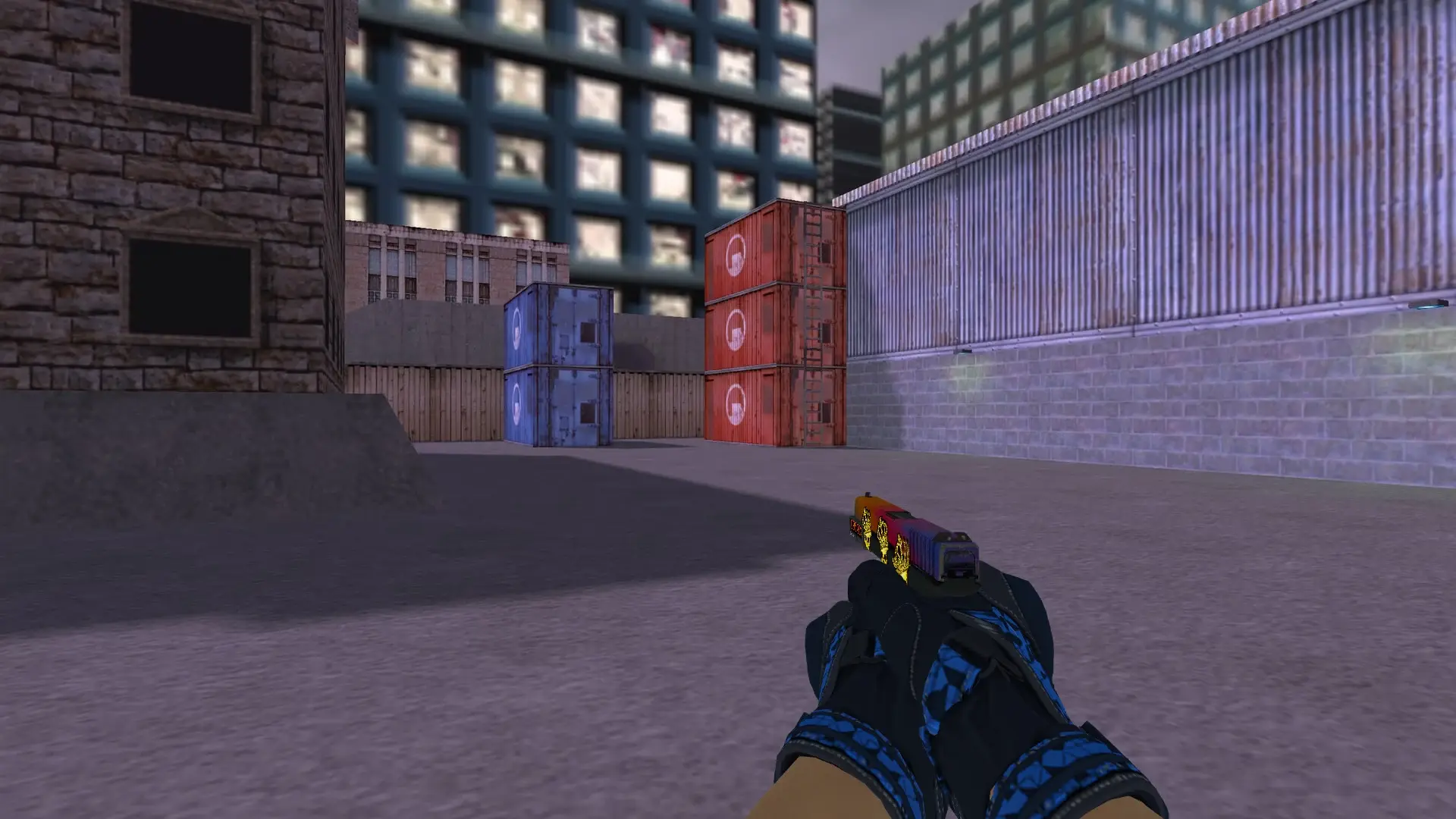 Glock-18 — Moto Gloves Weapon Pack — cs_assault (first person)