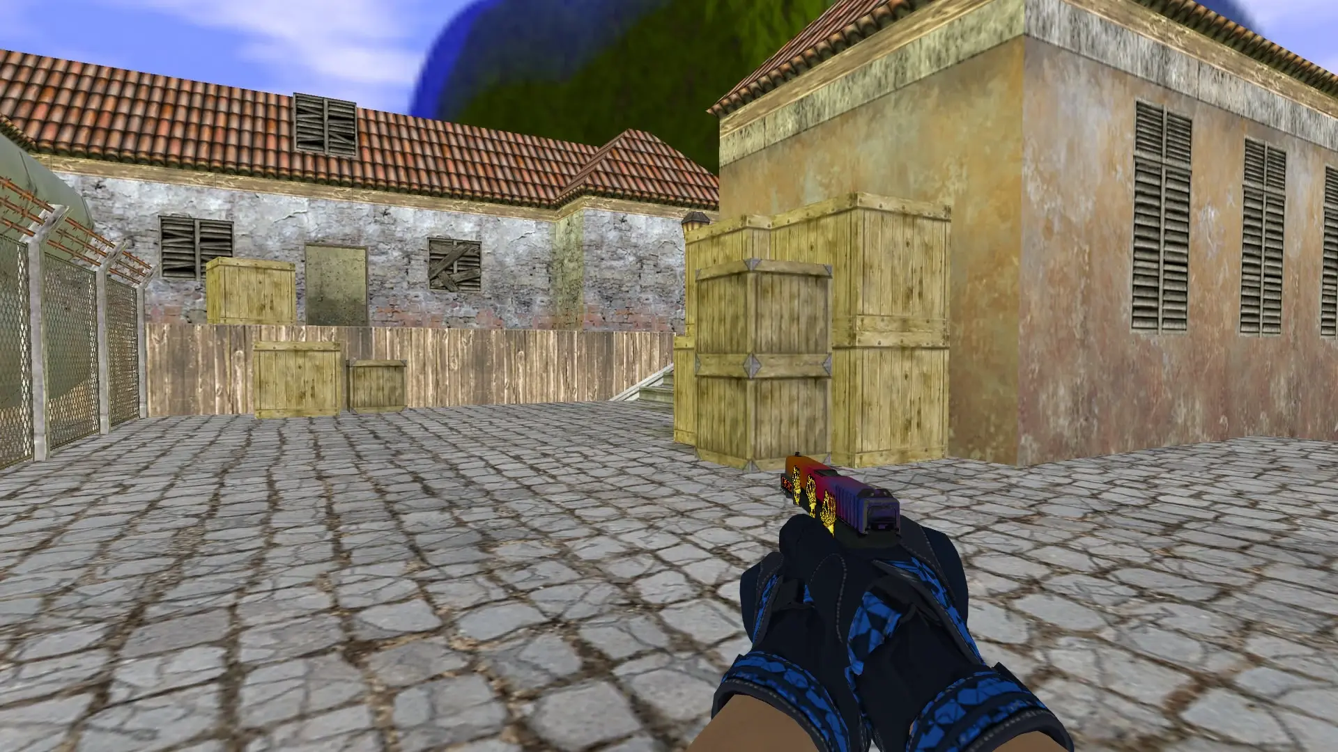 Glock-18 — Moto Gloves Weapon Pack — de_inferno (first person)