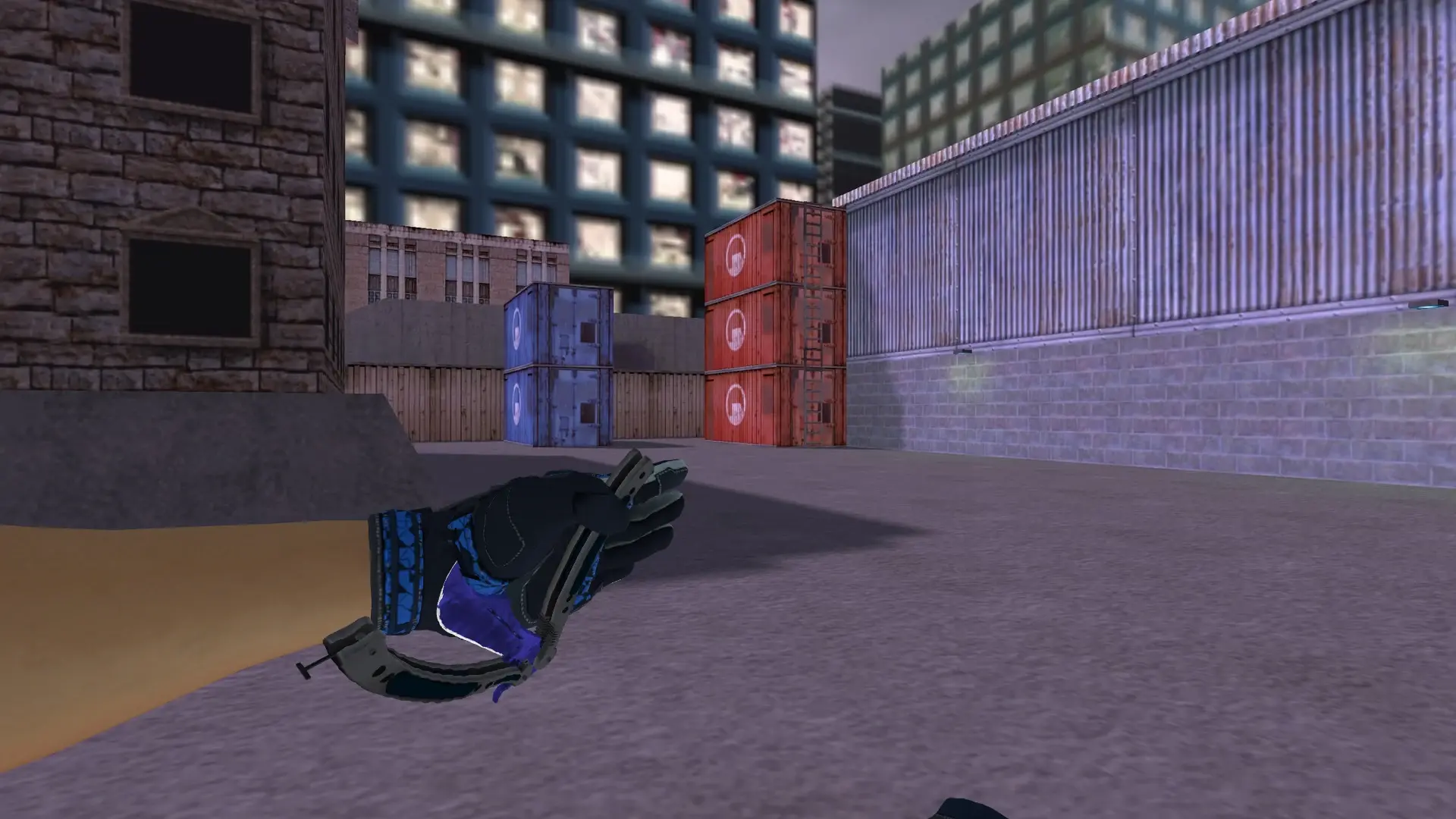 Knife — Moto Gloves Weapon Pack — cs_assault (first person)