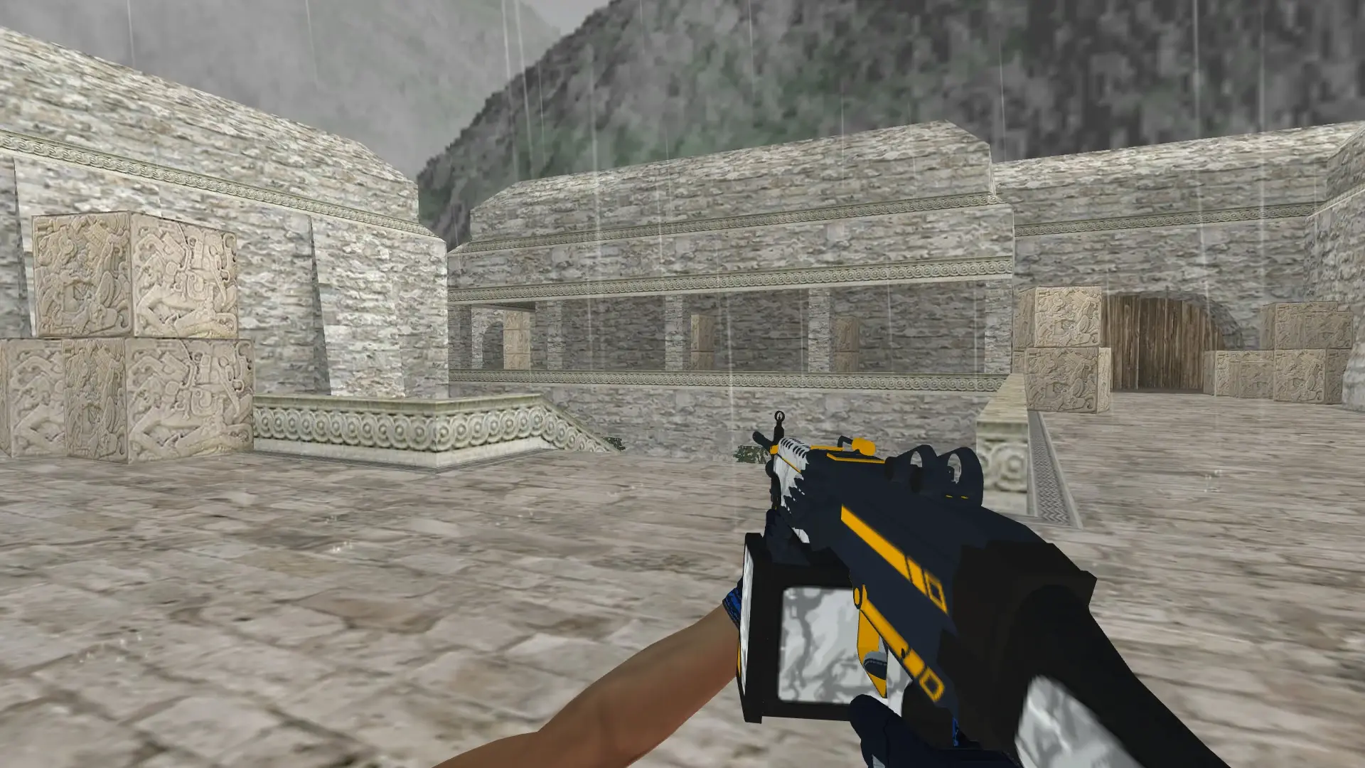 M249 — Moto Gloves Weapon Pack — de_aztec (first person)