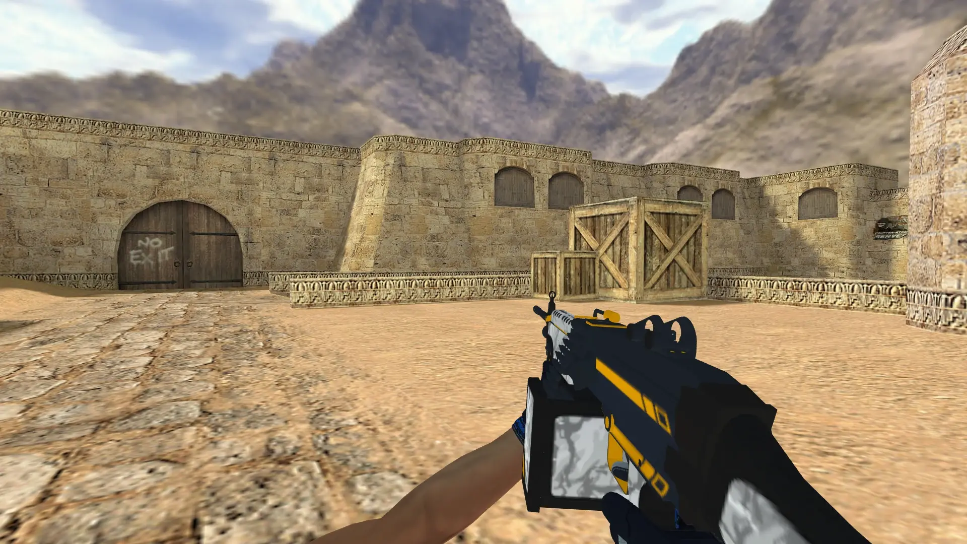 M249 — Moto Gloves Weapon Pack — de_dust2 (first person)