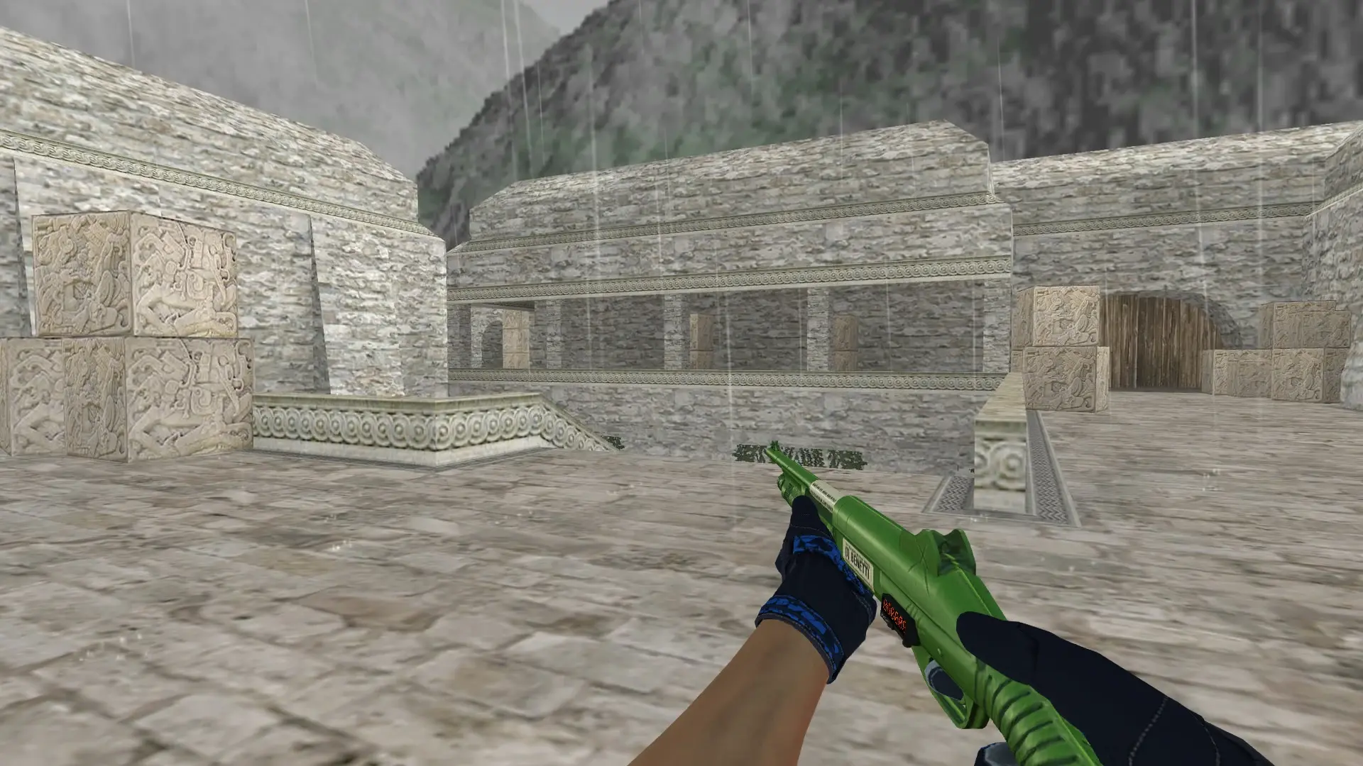 M3 — Moto Gloves Weapon Pack — de_aztec (first person)