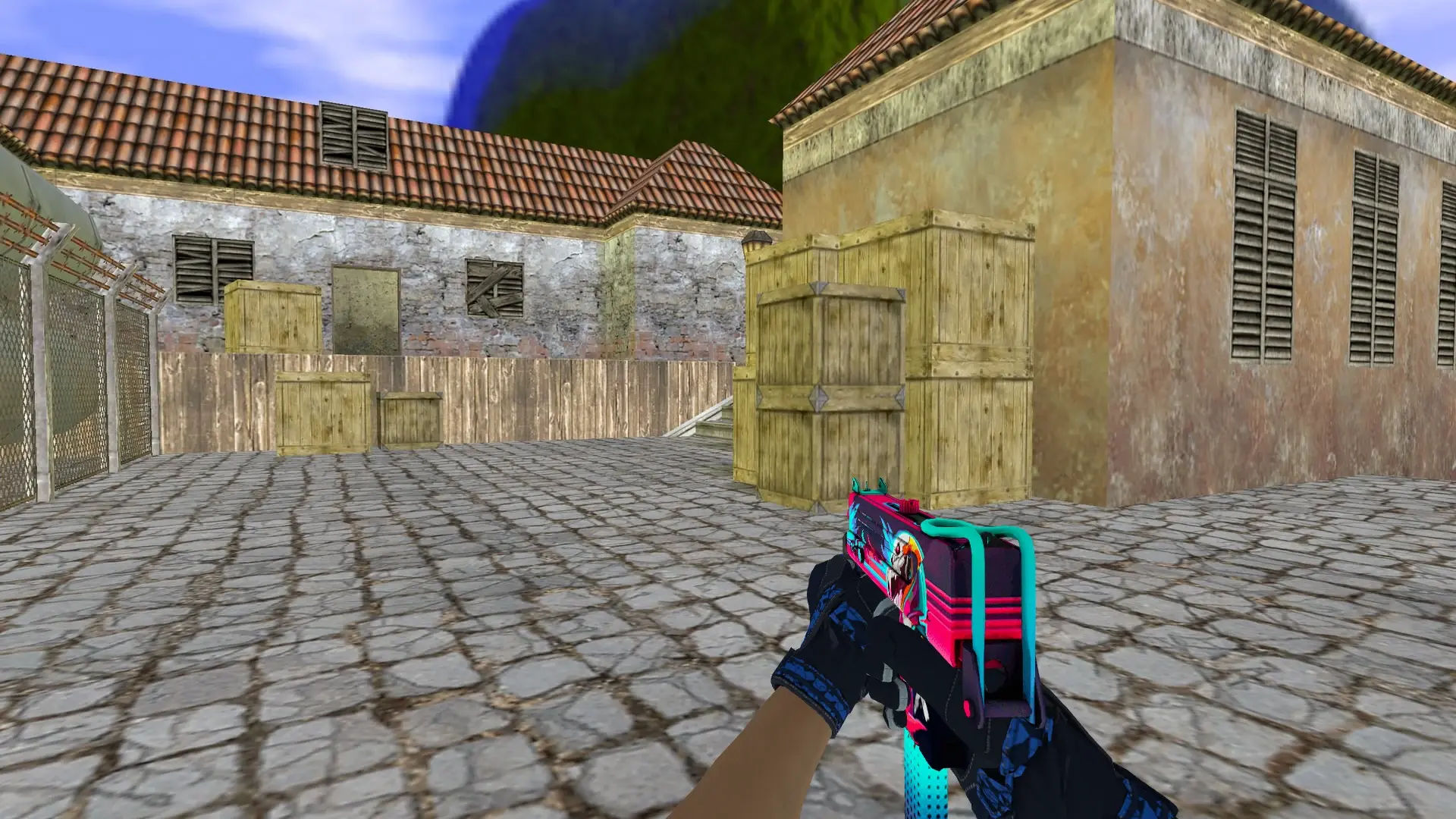 MAC-10 — Moto Gloves Weapon Pack — de_inferno (first person)