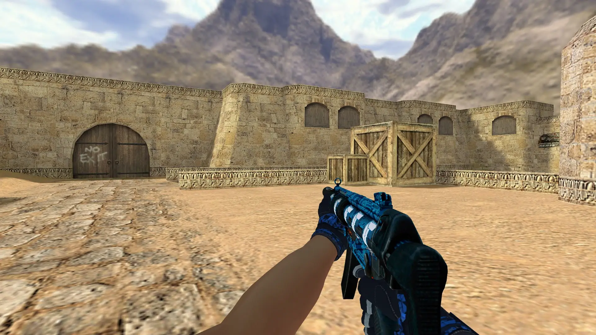 MP5 — Moto Gloves Weapon Pack — de_dust2 (first person)