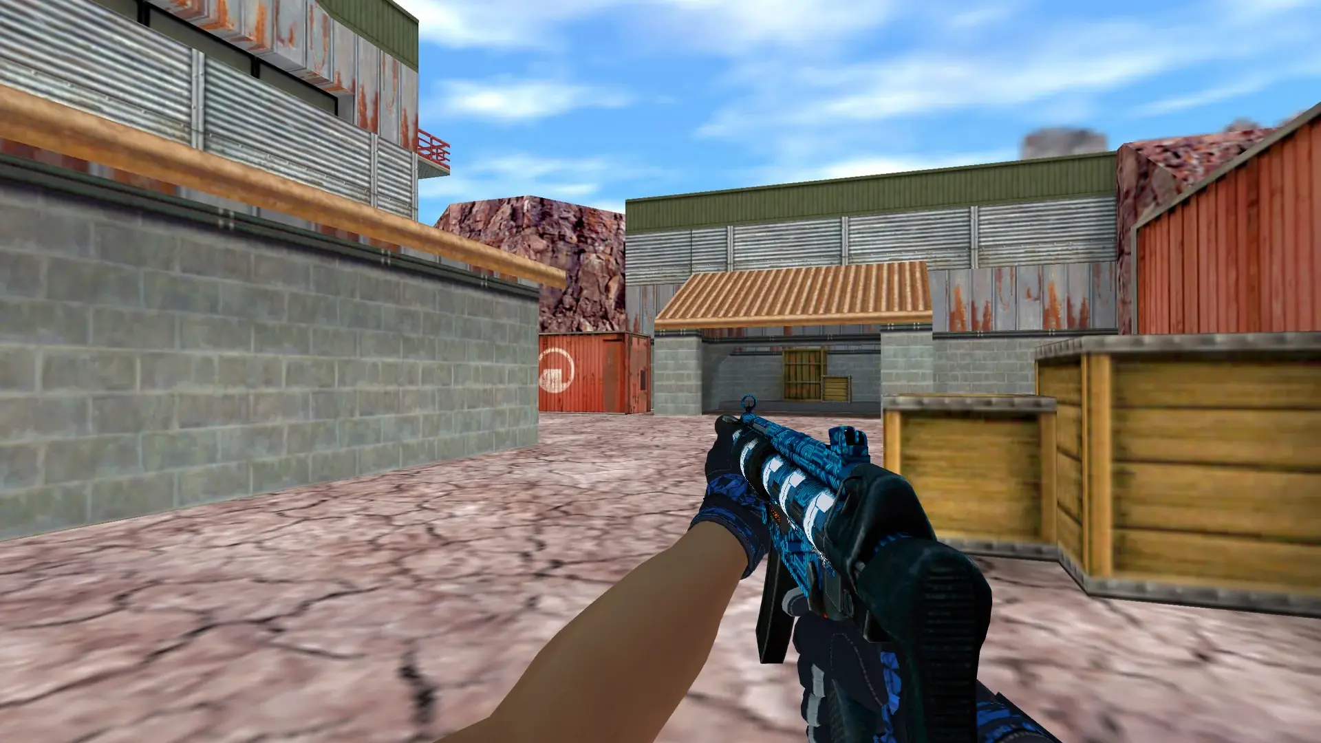 MP5 — Moto Gloves Weapon Pack — de_nuke (first person)