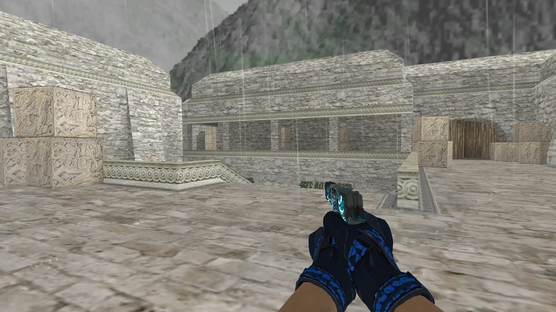 P228 — Moto Gloves Weapon Pack — de_aztec (first person)