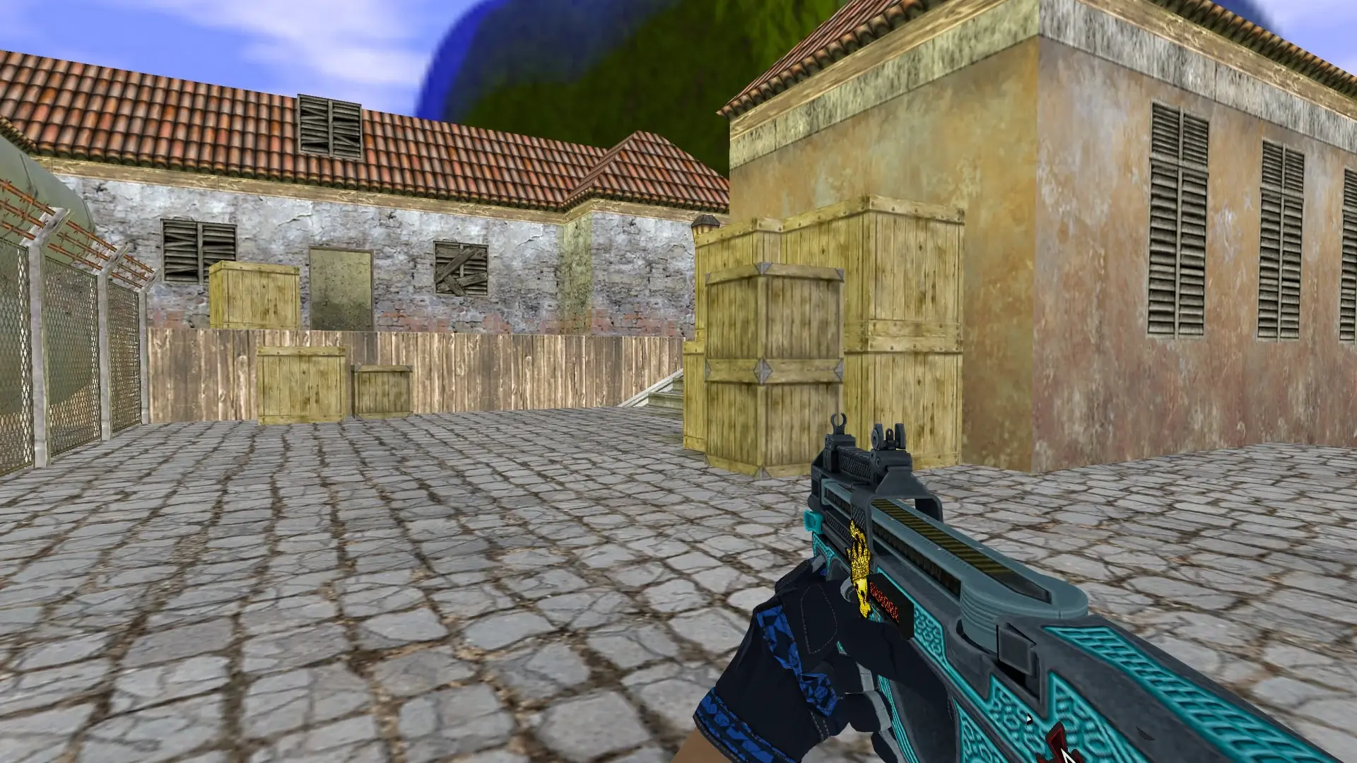 P90 — Moto Gloves Weapon Pack — de_inferno (first person)
