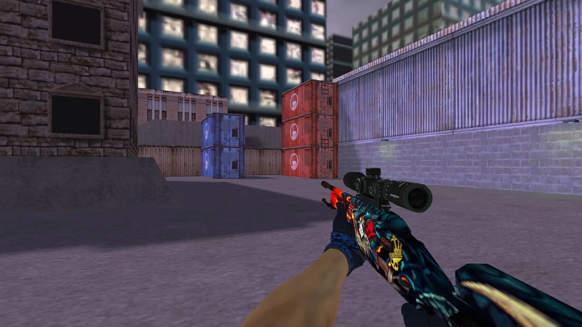 Scout — Moto Gloves Weapon Pack — cs_assault (first person)