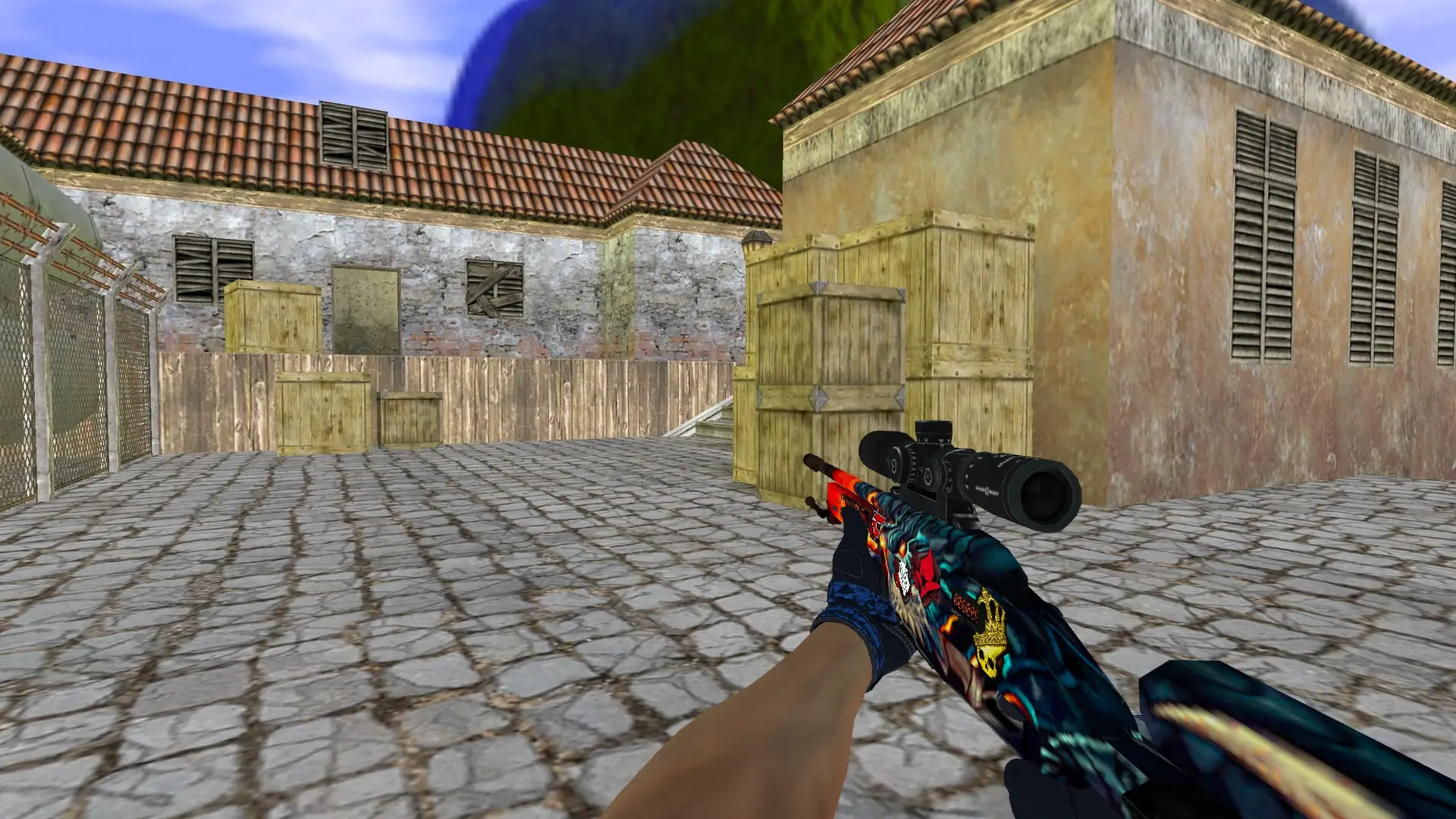 Scout — Moto Gloves Weapon Pack — de_inferno (first person)