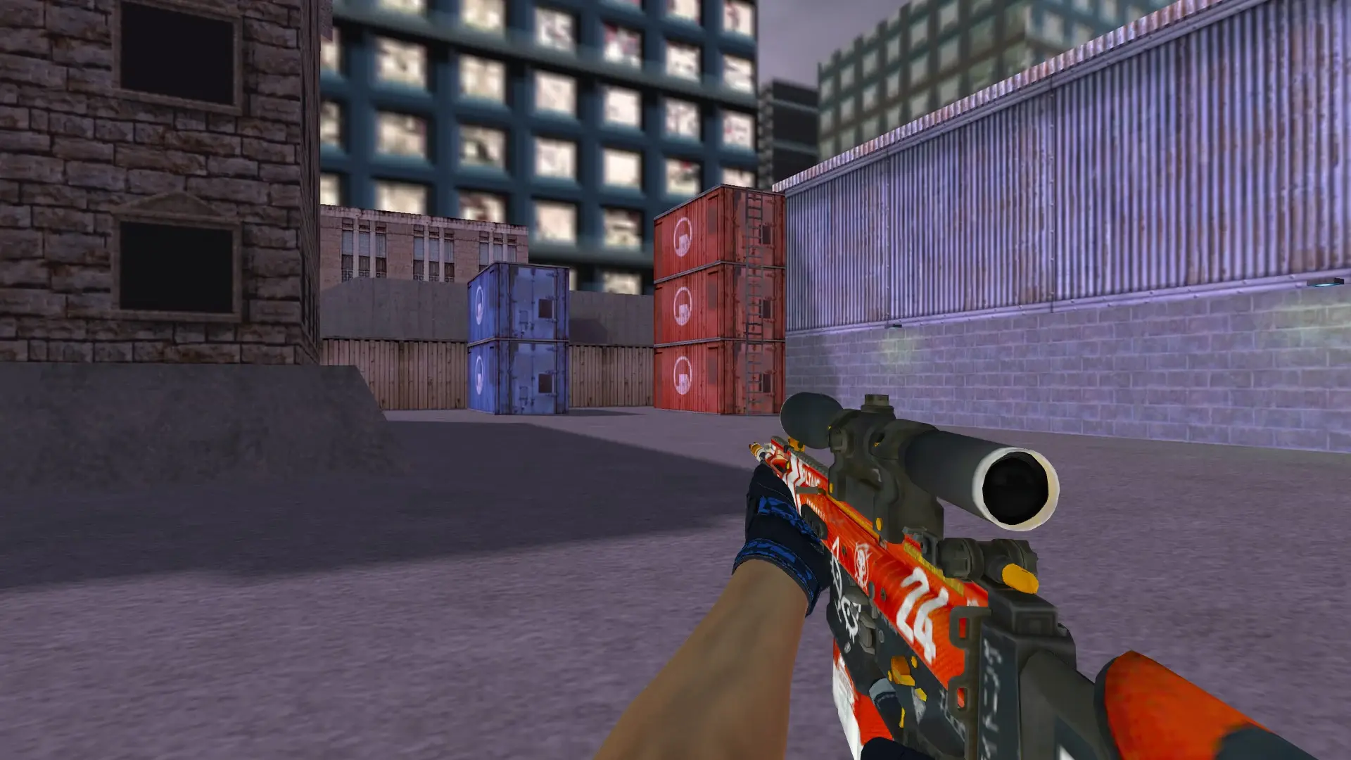 SG550 — Moto Gloves Weapon Pack — cs_assault (first person)