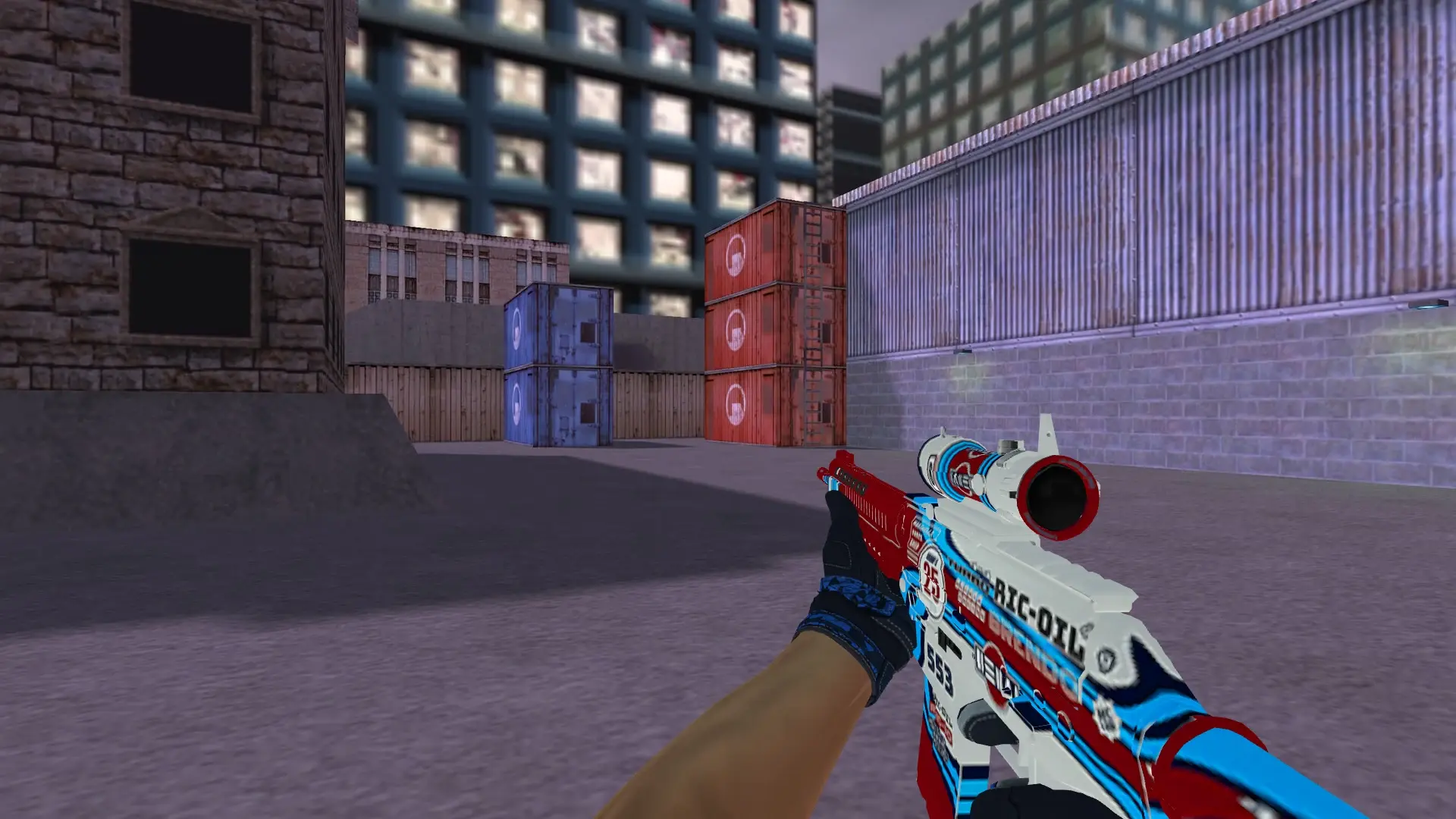 SG552 — Moto Gloves Weapon Pack — cs_assault (first person)