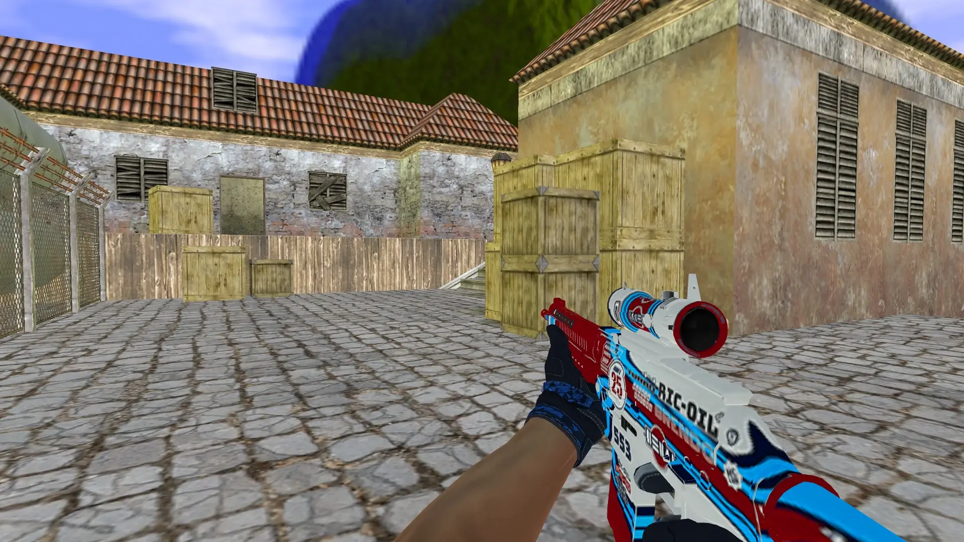 SG552 — Moto Gloves Weapon Pack — de_inferno (first person)