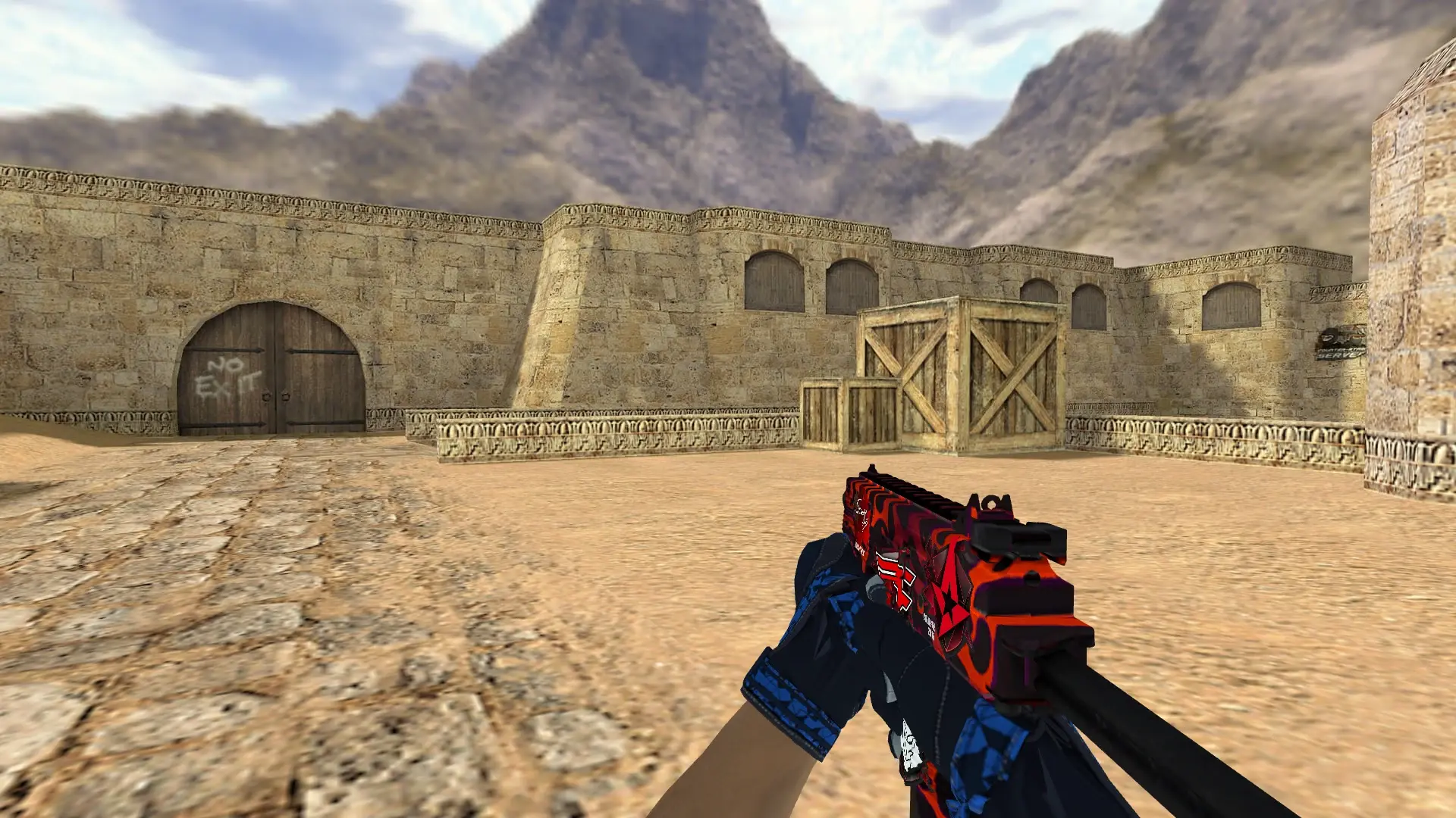 TMP — Moto Gloves Weapon Pack — de_dust2 (first person)