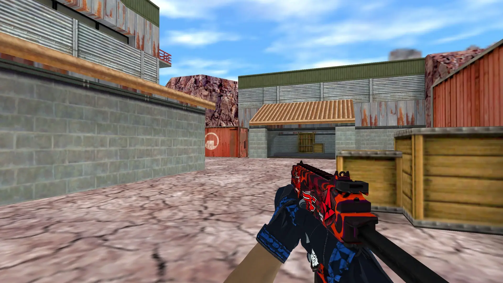 TMP — Moto Gloves Weapon Pack — de_nuke (first person)
