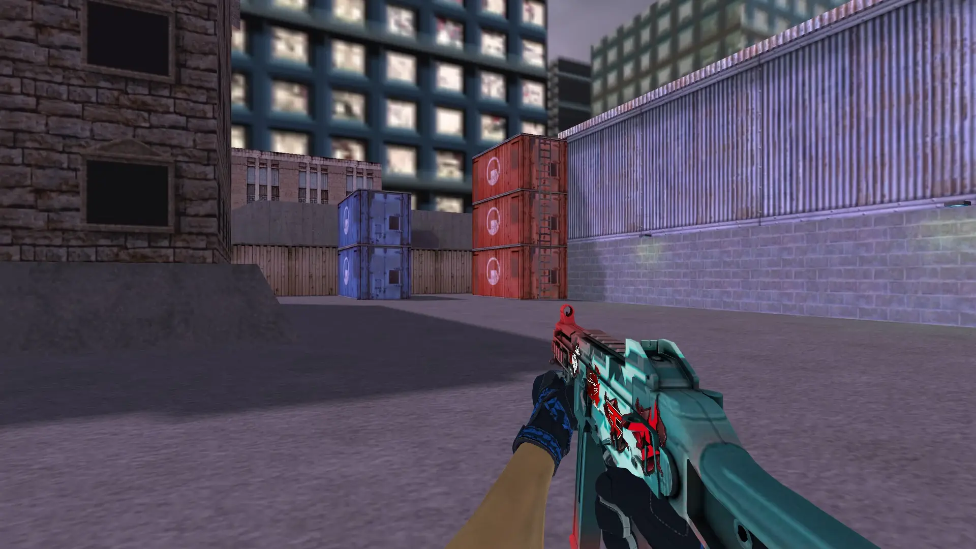 UMP-45 — Moto Gloves Weapon Pack — cs_assault (first person)