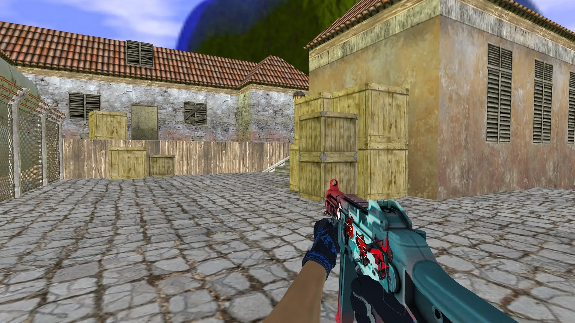 UMP-45 — Moto Gloves Weapon Pack — de_inferno (first person)