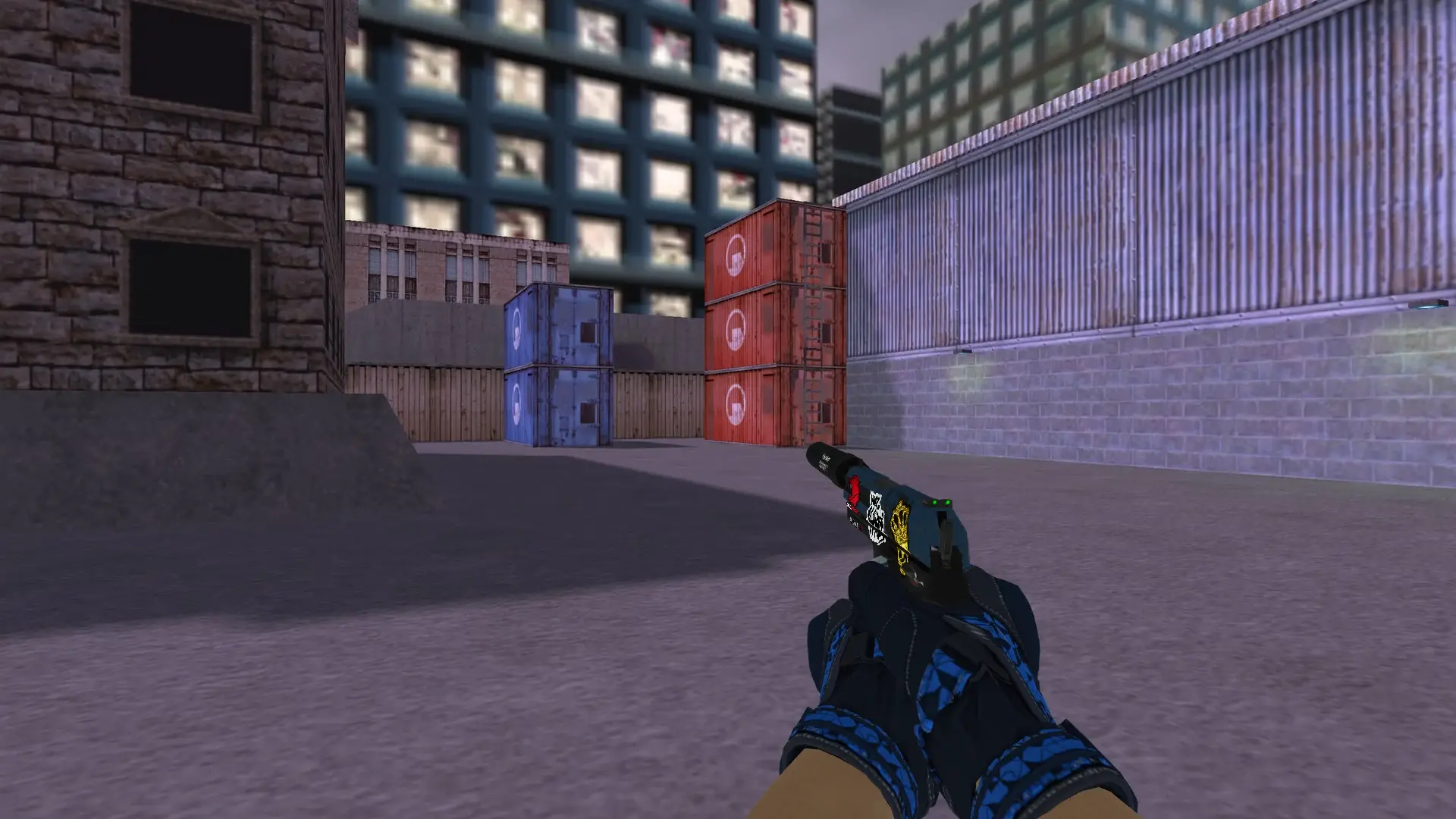 USP — Moto Gloves Weapon Pack — cs_assault (first person)