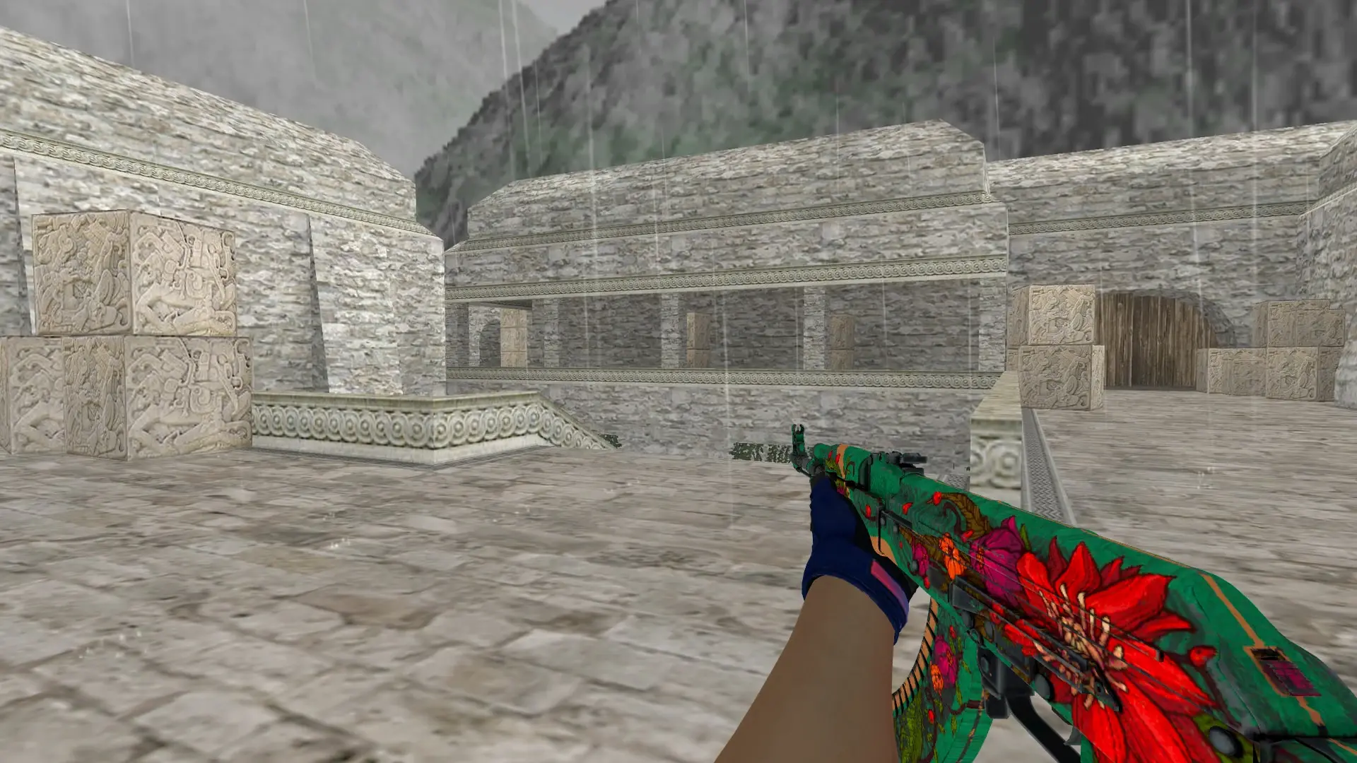 AK-47 — Na'Vi flamie Inventory — de_aztec (first person)
