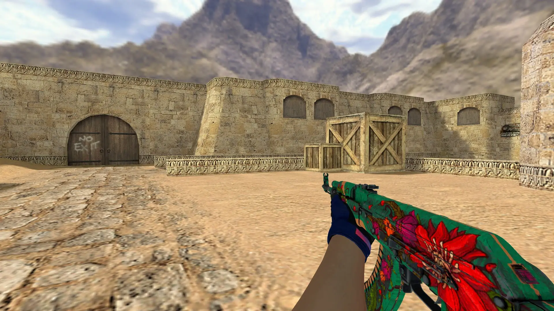 AK-47 — Na'Vi flamie Inventory — de_dust2 (first person)