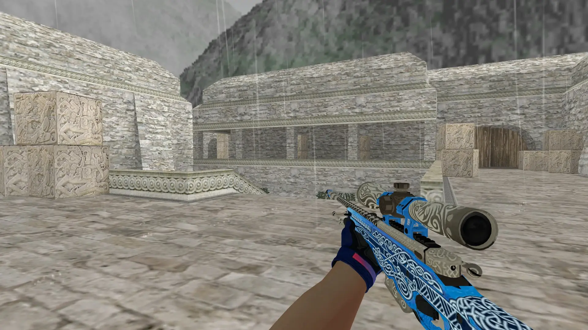 AWP — Na'Vi flamie Inventory — de_aztec (first person)