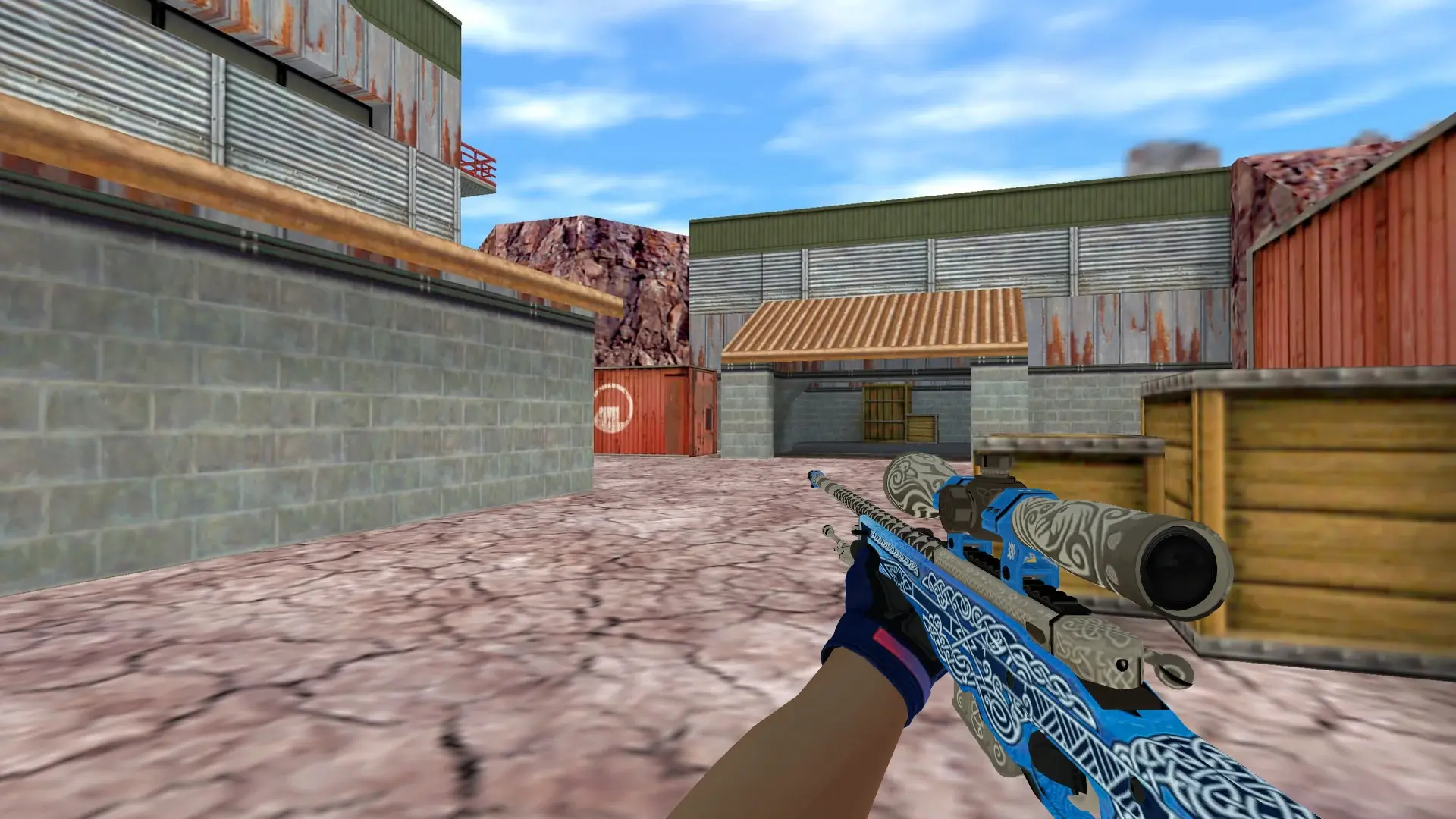 AWP — Na'Vi flamie Inventory — de_nuke (first person)