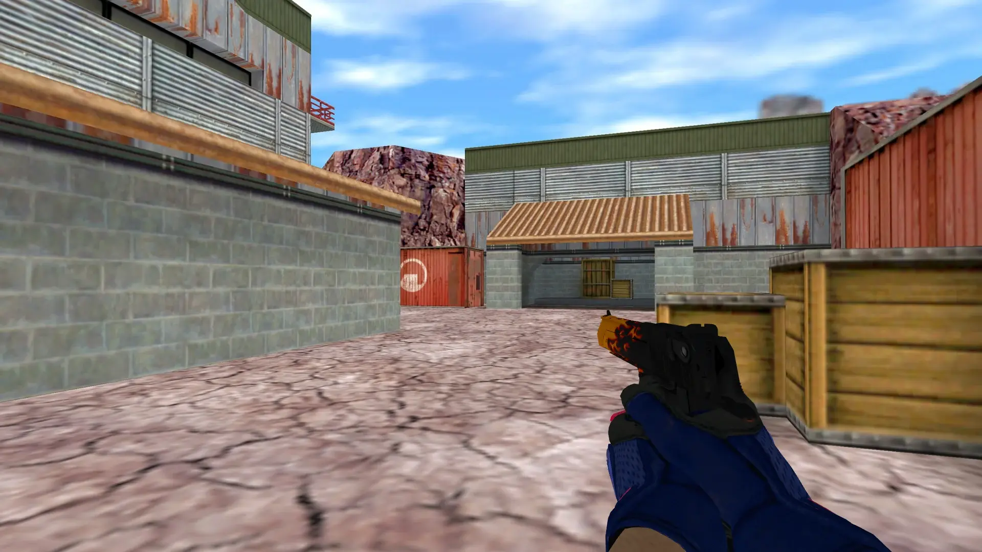 Desert Eagle — Na'Vi flamie Inventory — de_nuke (first person)