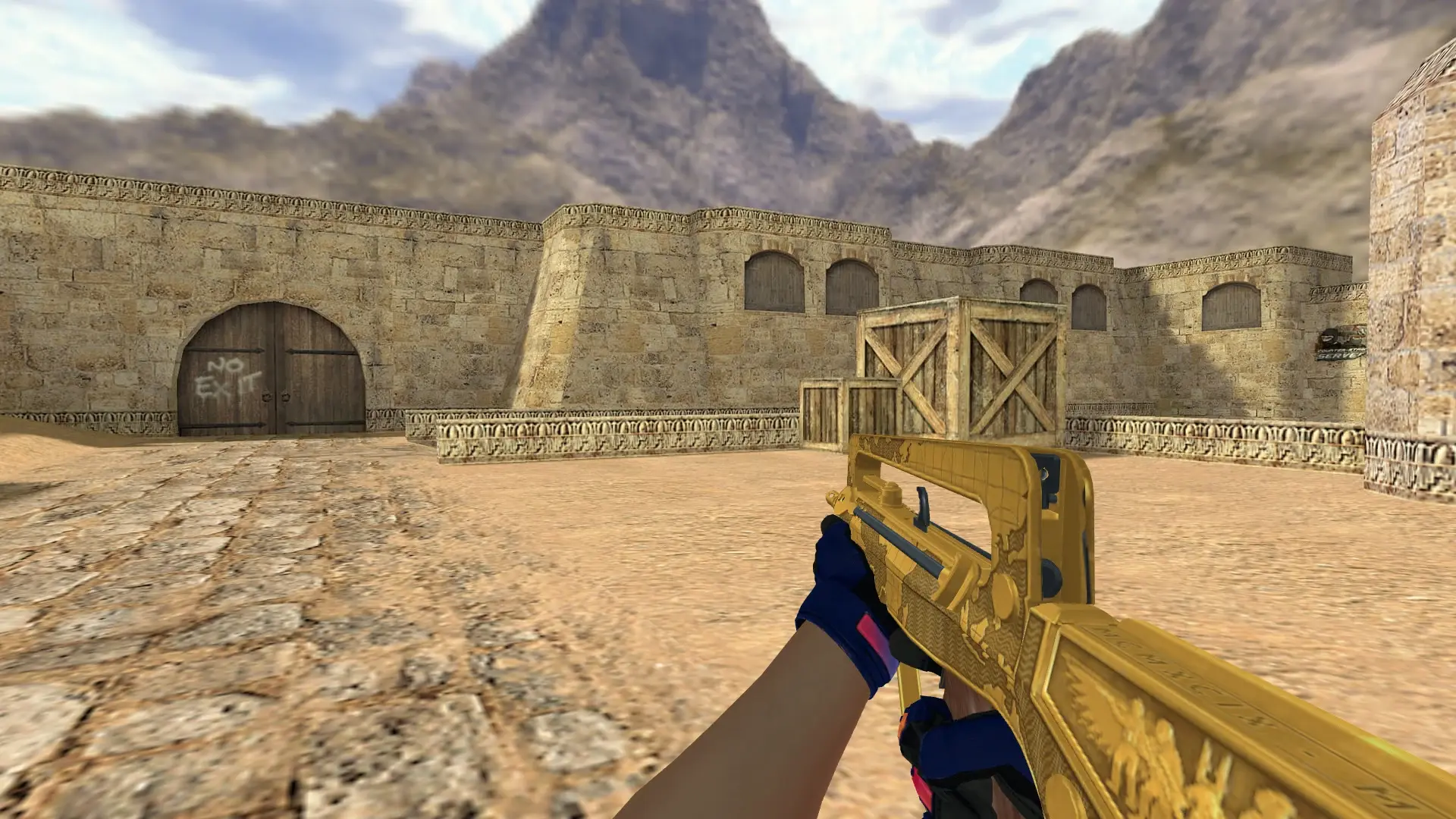 FAMAS — Na'Vi flamie Inventory — de_dust2 (first person)