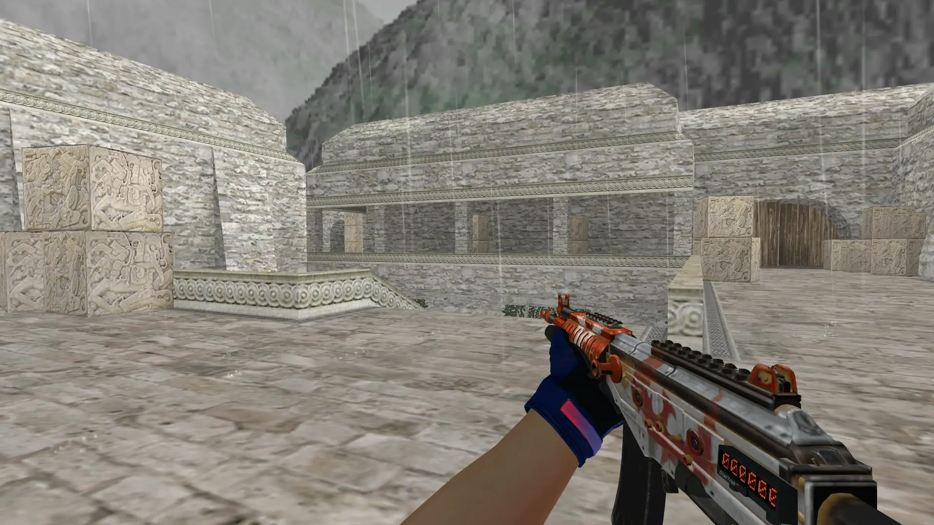 Galil AR — Na'Vi flamie Inventory — de_aztec (first person)