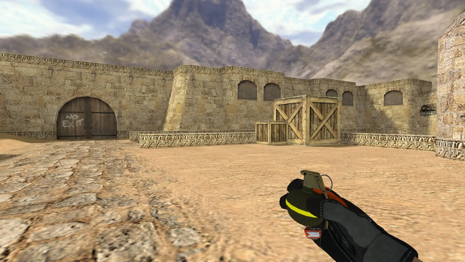 HE Grenade — Na'Vi flamie Inventory — de_dust2 (first person)