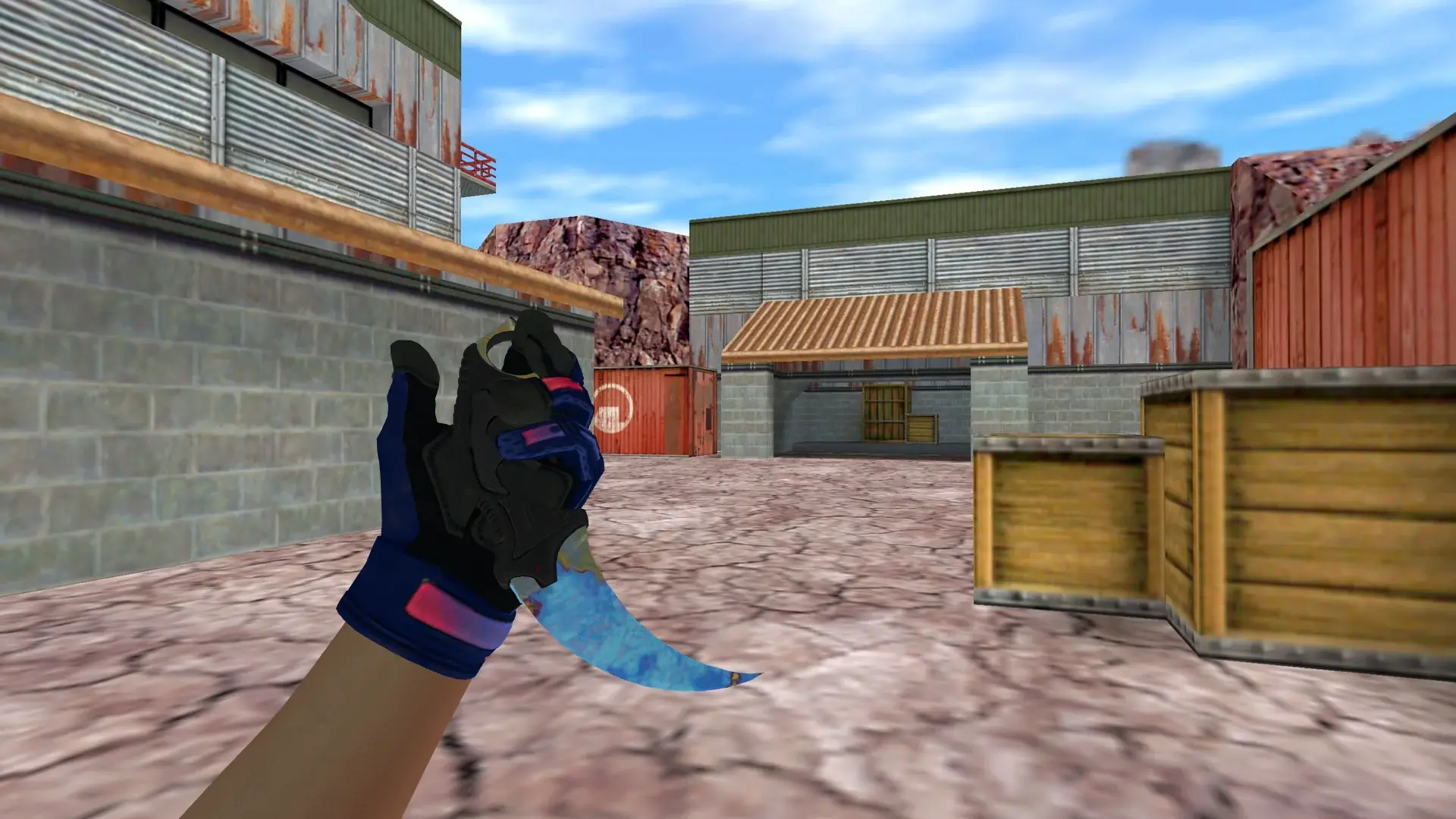 Knife — Na'Vi flamie Inventory — de_nuke (first person)
