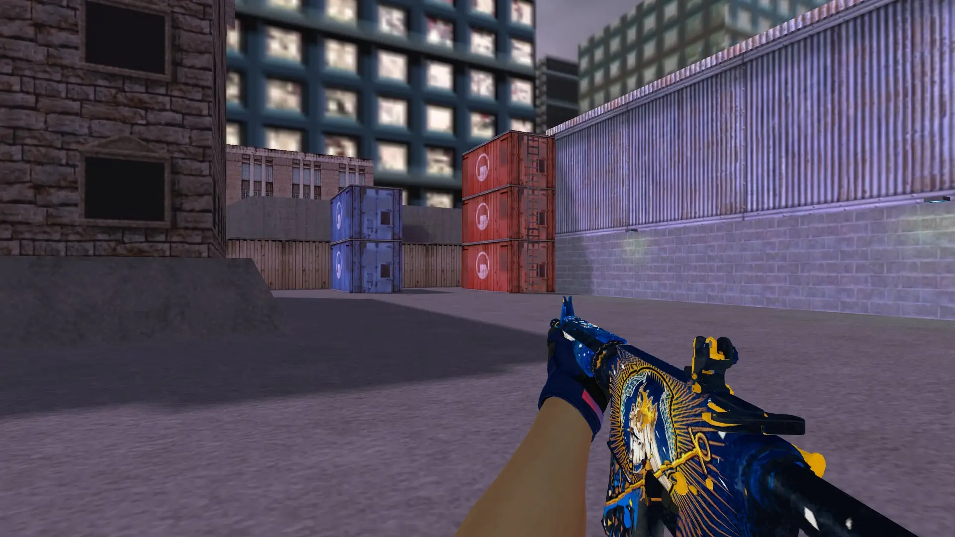 M4A1 — Na'Vi flamie Inventory — cs_assault (first person)